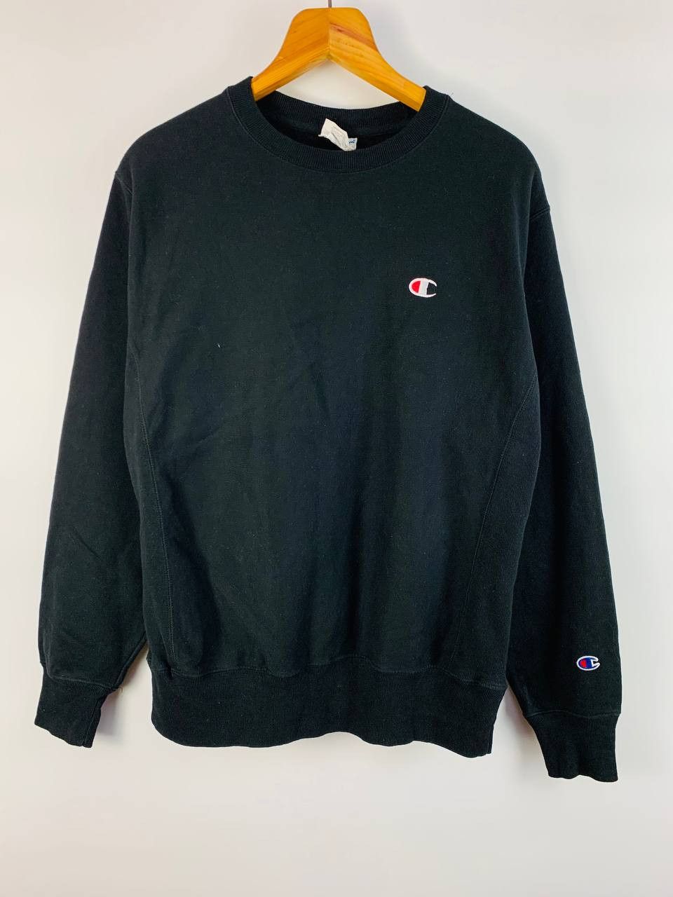 Champion Champion sweatshirt black cotton M Size US M / EU 48-50 / 2 - 1 Thumbnail