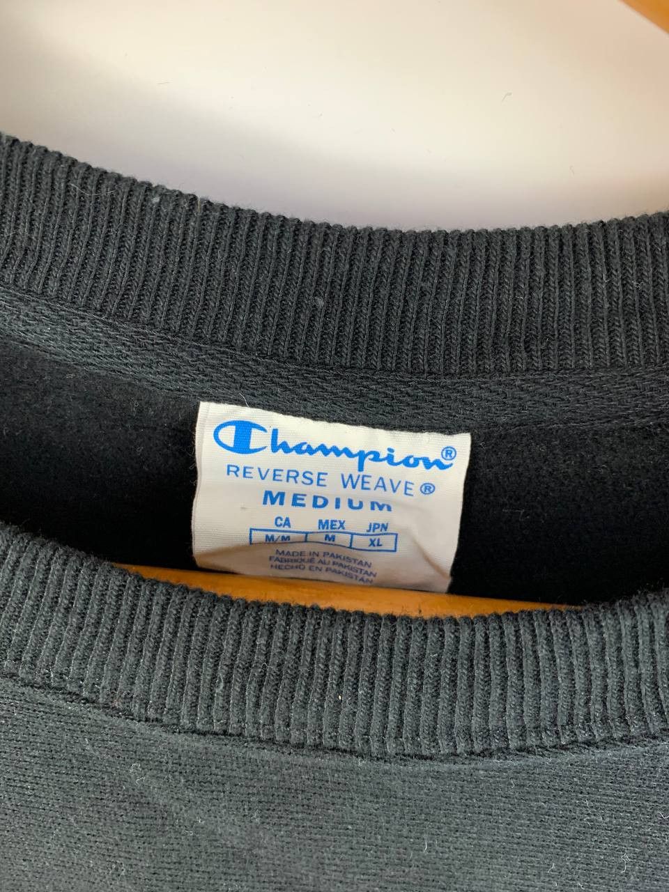 Champion Champion sweatshirt black cotton M Size US M / EU 48-50 / 2 - 10 Thumbnail
