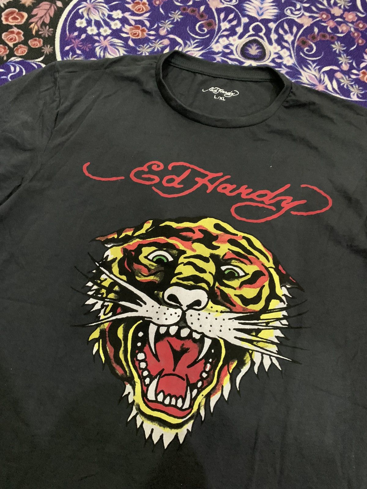 Edwin × Japanese Brand × Vintage Vintage Ed Hardy T- Shirt Size US L / EU 52-54 / 3 - 2 Thumbnail