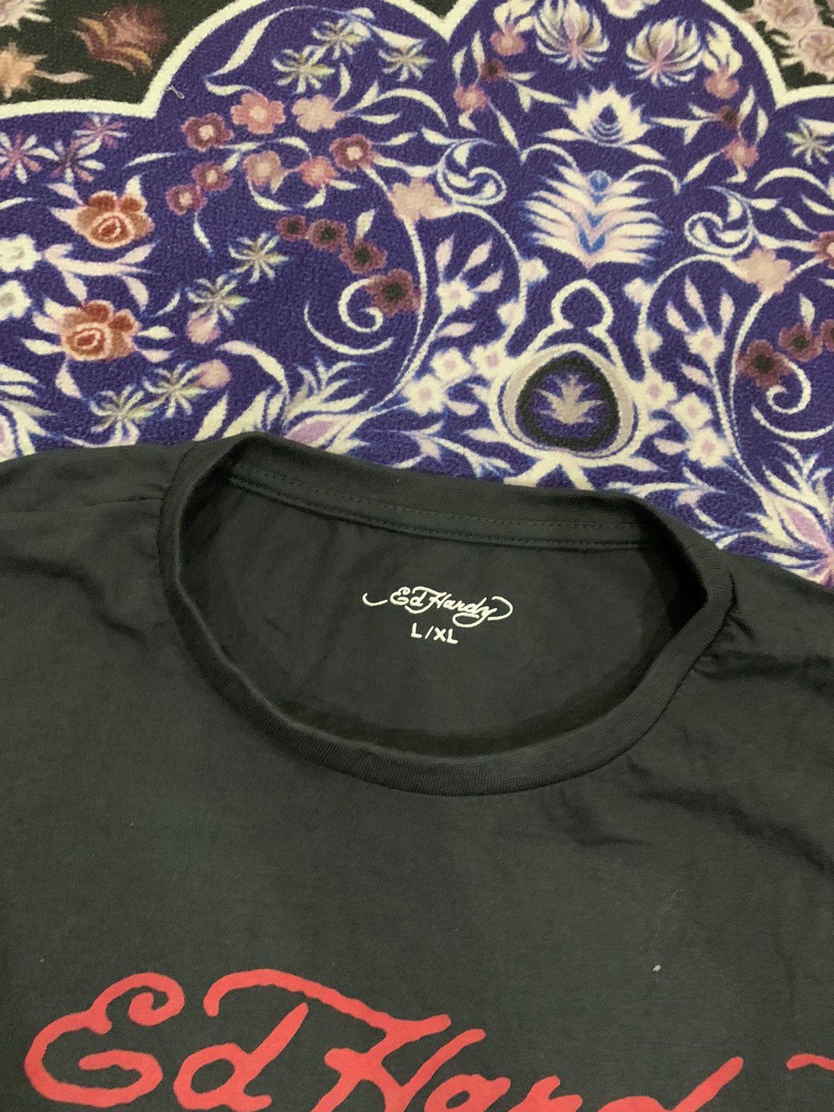 Edwin × Japanese Brand × Vintage Vintage Ed Hardy T- Shirt Size US L / EU 52-54 / 3 - 3 Thumbnail