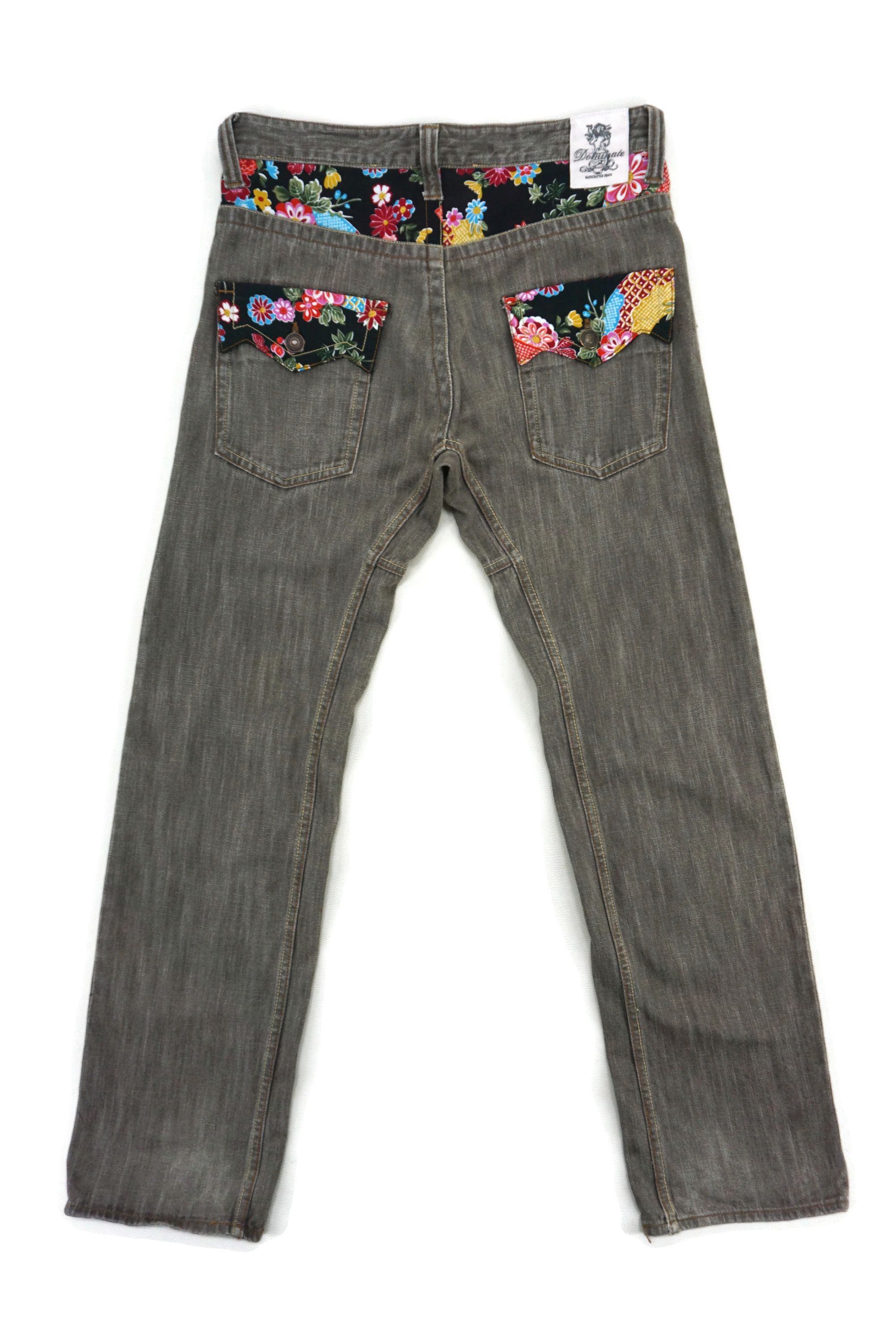 image of Rockers x Workers Traditional Trim Dominate Mid Rise Abstract Floral in Black, Men's (Size 32)