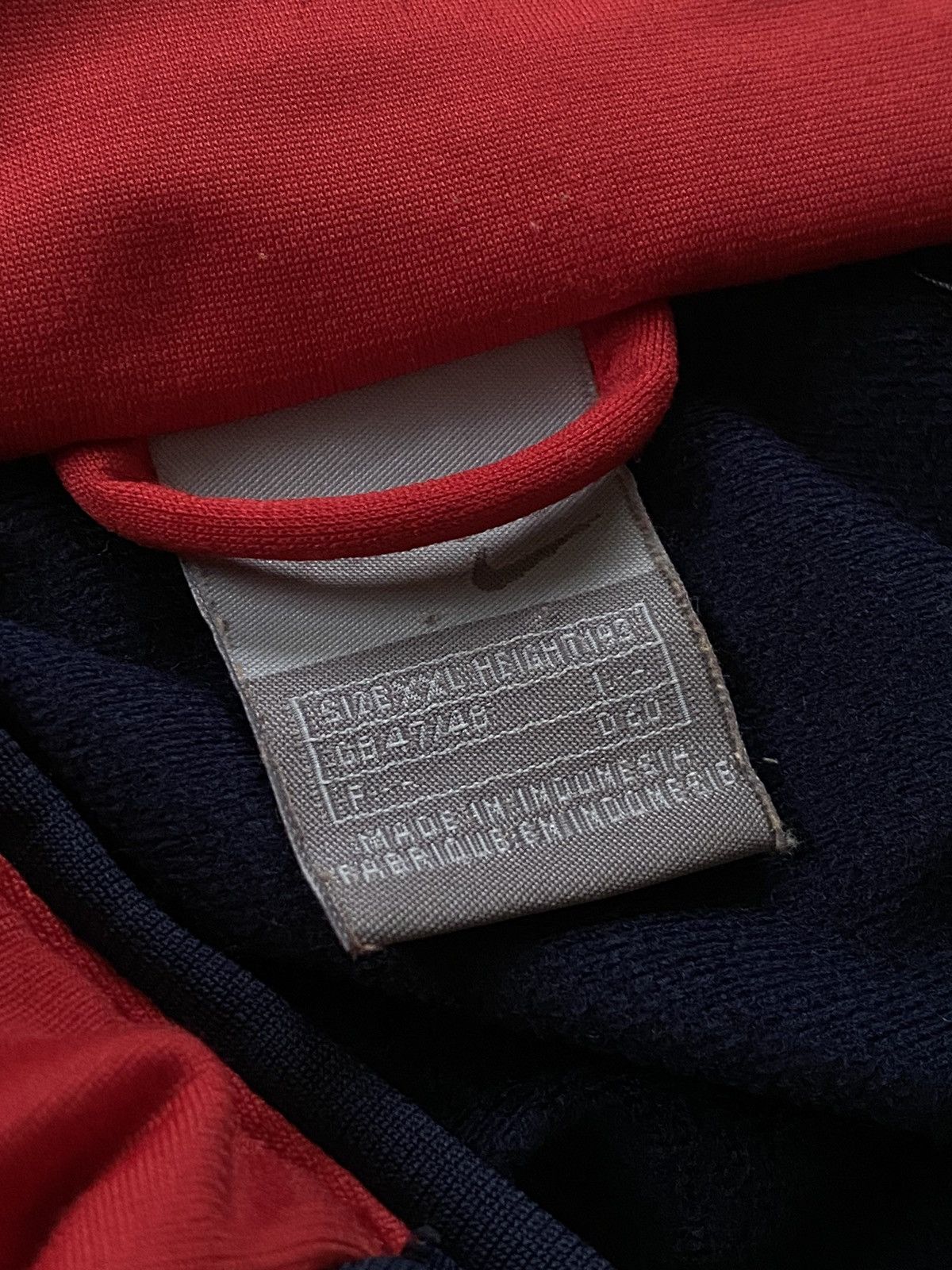 Nike × Vintage Vintage 90s Nike Zip-Up Mega Style Y2K Drill Size US XXL / EU 58 / 5 - 6 Thumbnail
