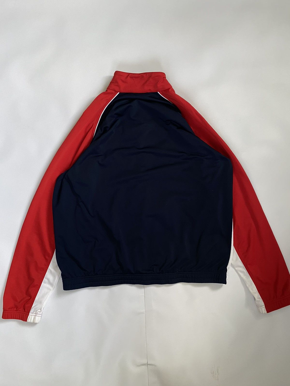 Nike × Vintage Vintage 90s Nike Zip-Up Mega Style Y2K Drill Size US XXL / EU 58 / 5 - 2 Thumbnail