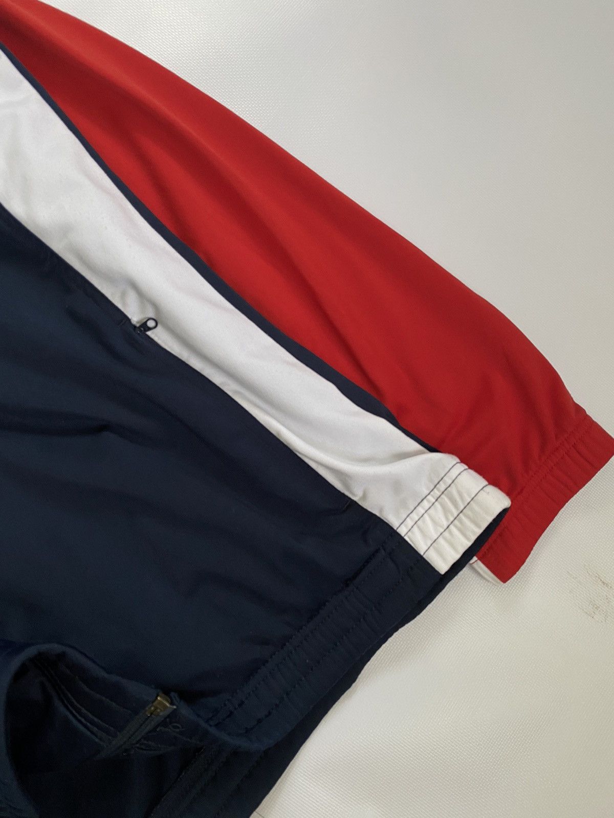 Nike × Vintage Vintage 90s Nike Zip-Up Mega Style Y2K Drill Size US XXL / EU 58 / 5 - 4 Thumbnail