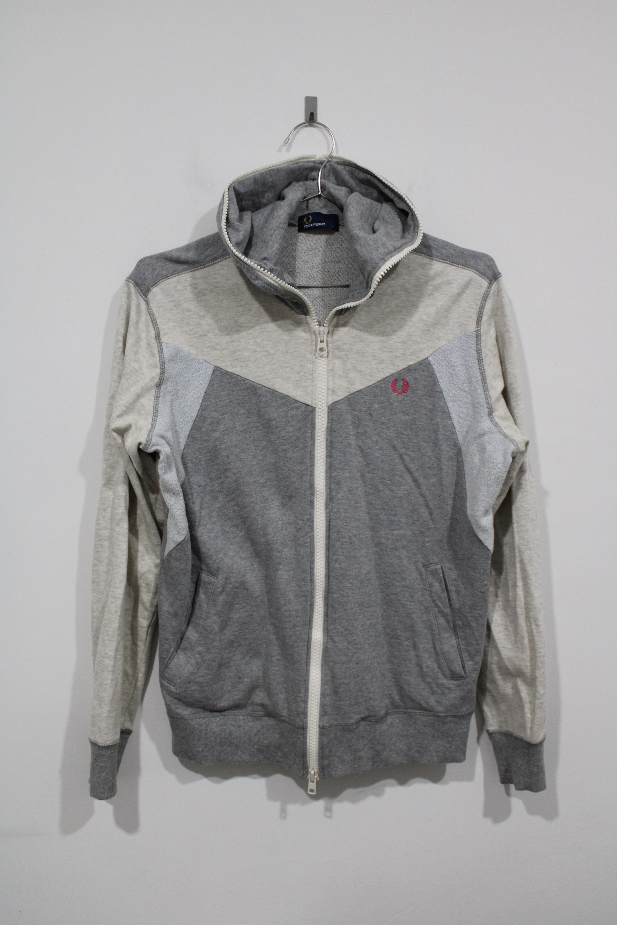 Fred Perry Gray Hoodie