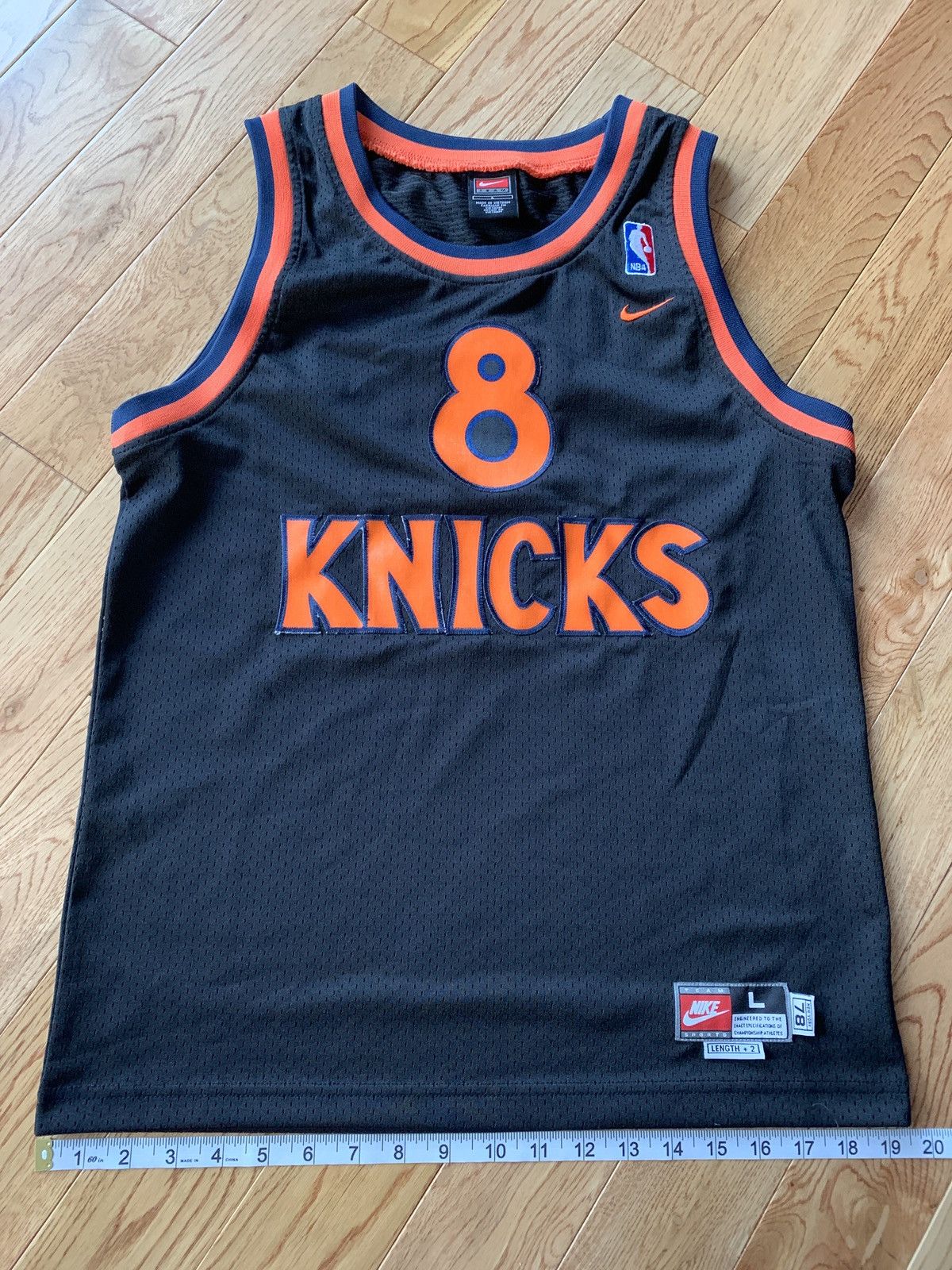 Nike VTG 90s Nike NBA KNICKS #8 SPREWELL JERSEY | Grailed