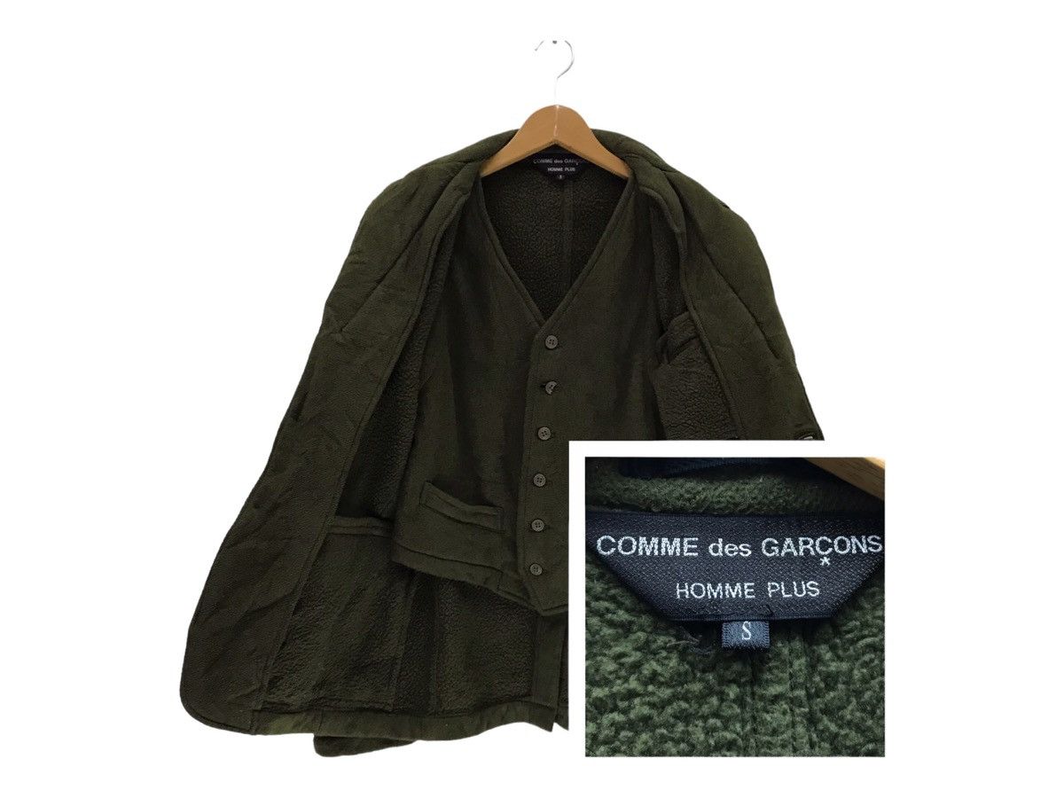 image of Comme Des Garcons x Comme Des Garcons Homme Vintage Comme Des Garçons Homme Plus Wool Jacket Cdg in
