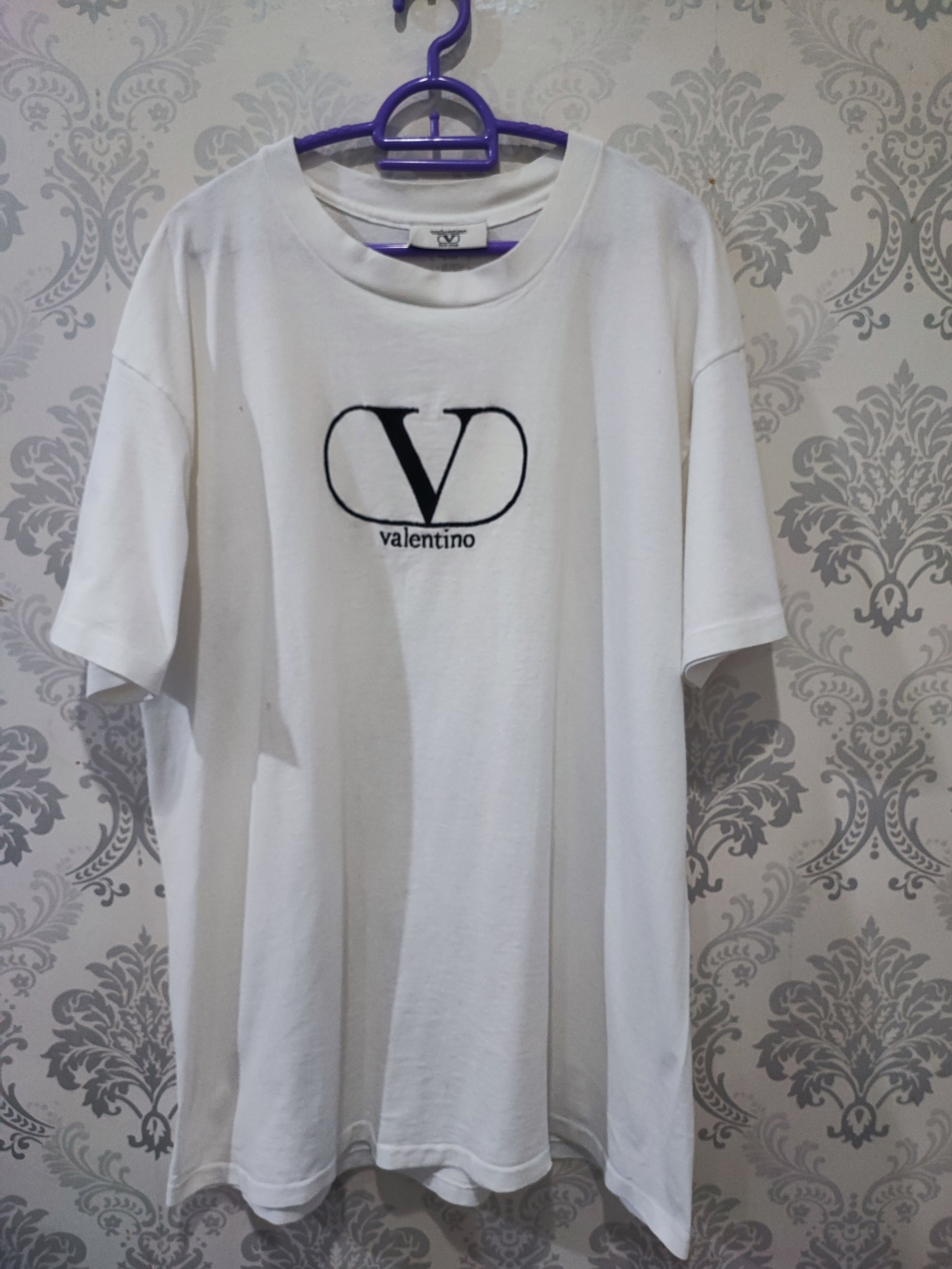 トップス 80's 90's VALENTINO CHEMISES Print Tee 80's 90's VALENTINO CHEMISES Print Tee
