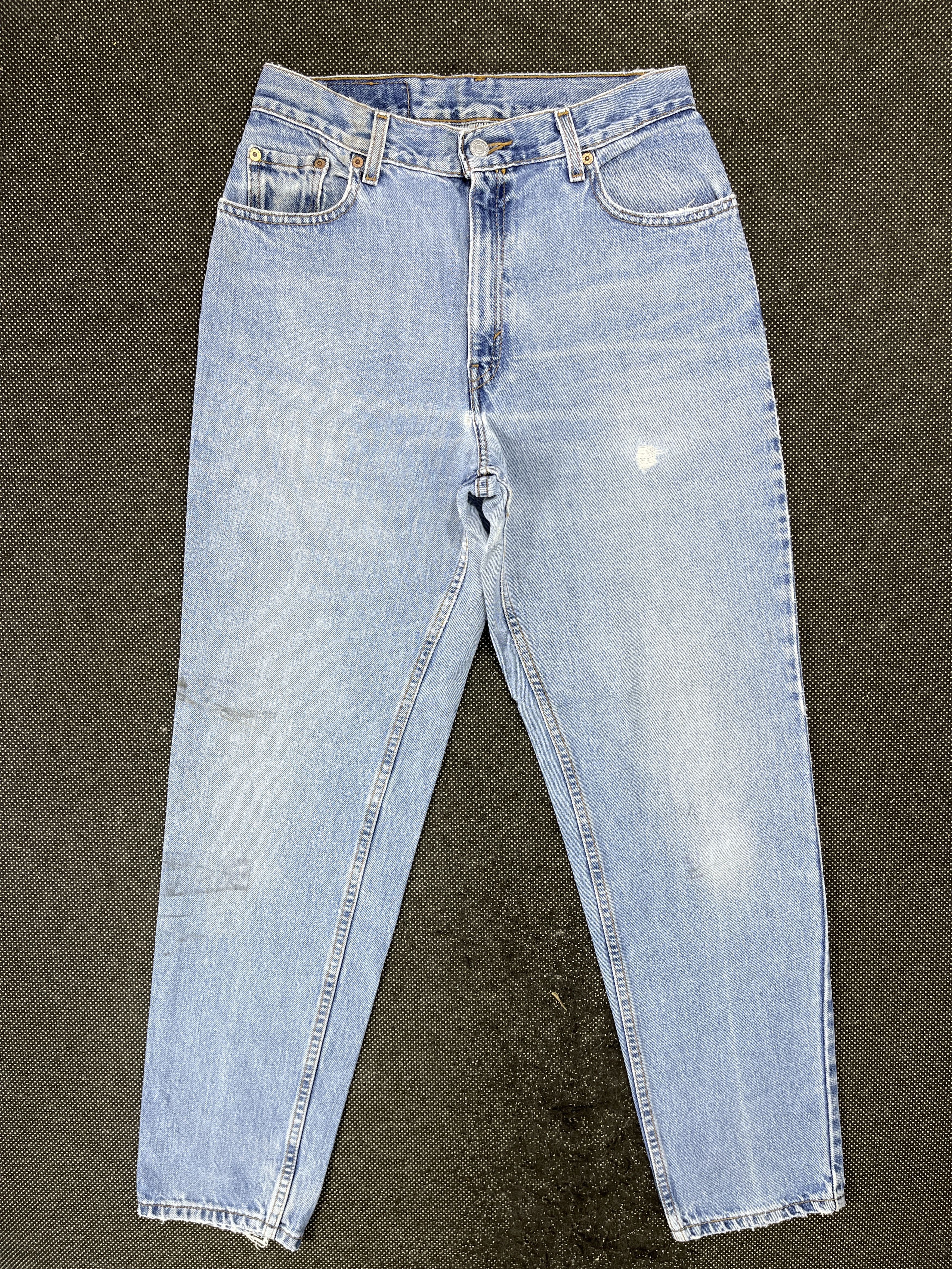 image of Levis x Vintage Levi’S 550 Light Wash Jeans Tapered Denim - J566 in Blue, Women's (Size 29)