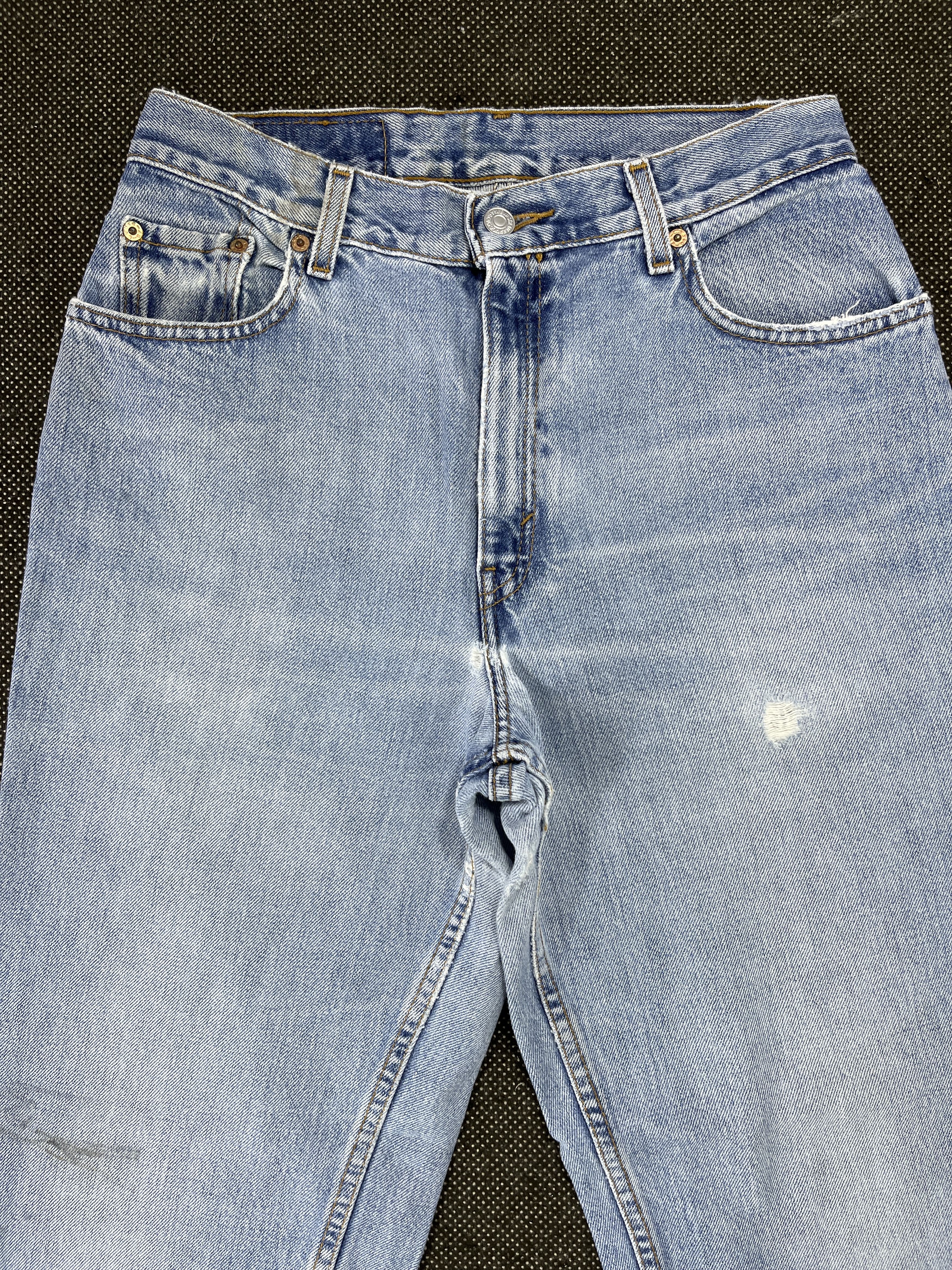 Levi's × Vintage Vintage Levi’s 550 Light Wash Jeans Tapered Denim - J566 Size 29" - 3 Thumbnail