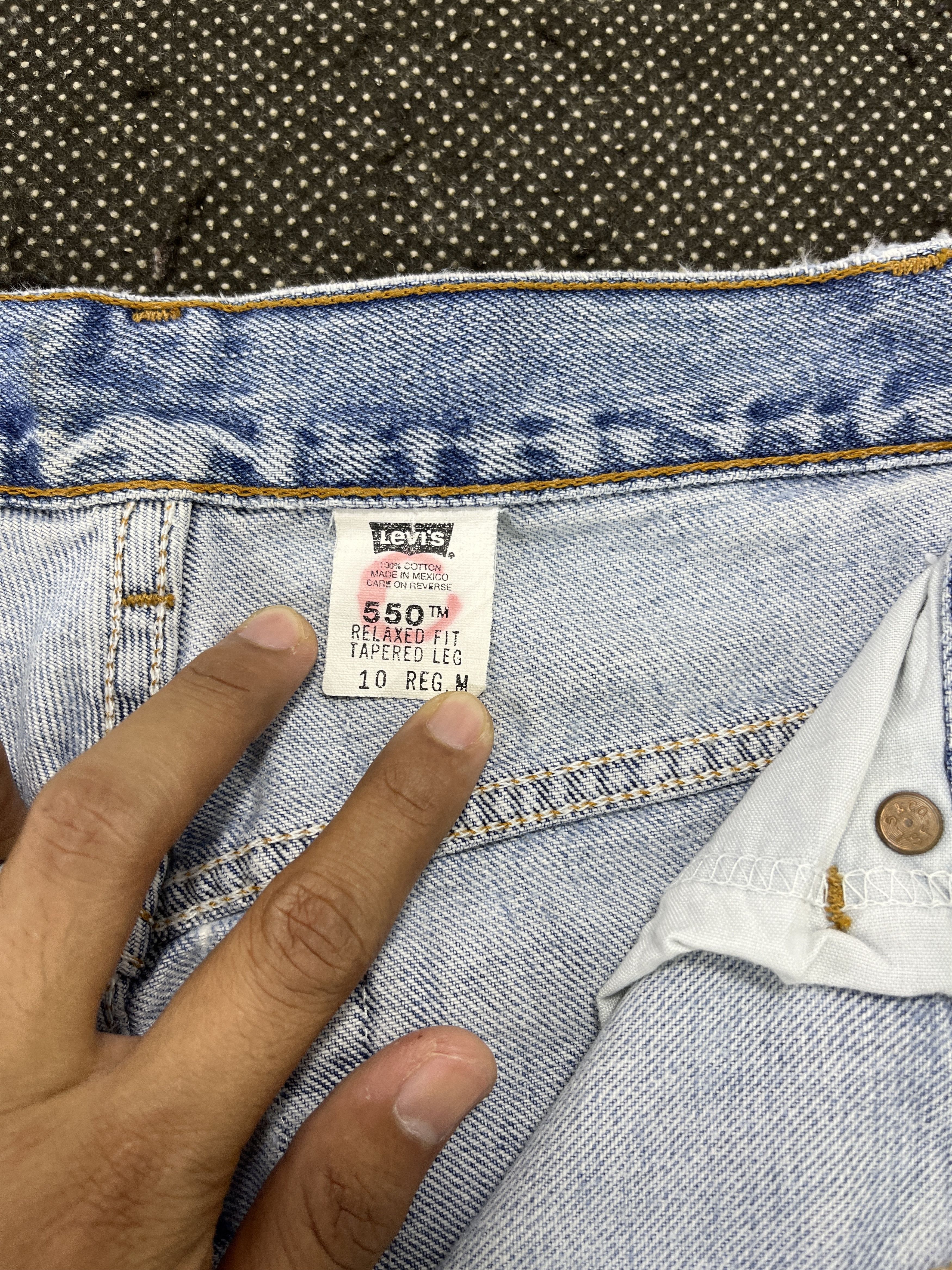 Levi's × Vintage Vintage Levi’s 550 Light Wash Jeans Tapered Denim - J566 Size 29" - 8 Thumbnail