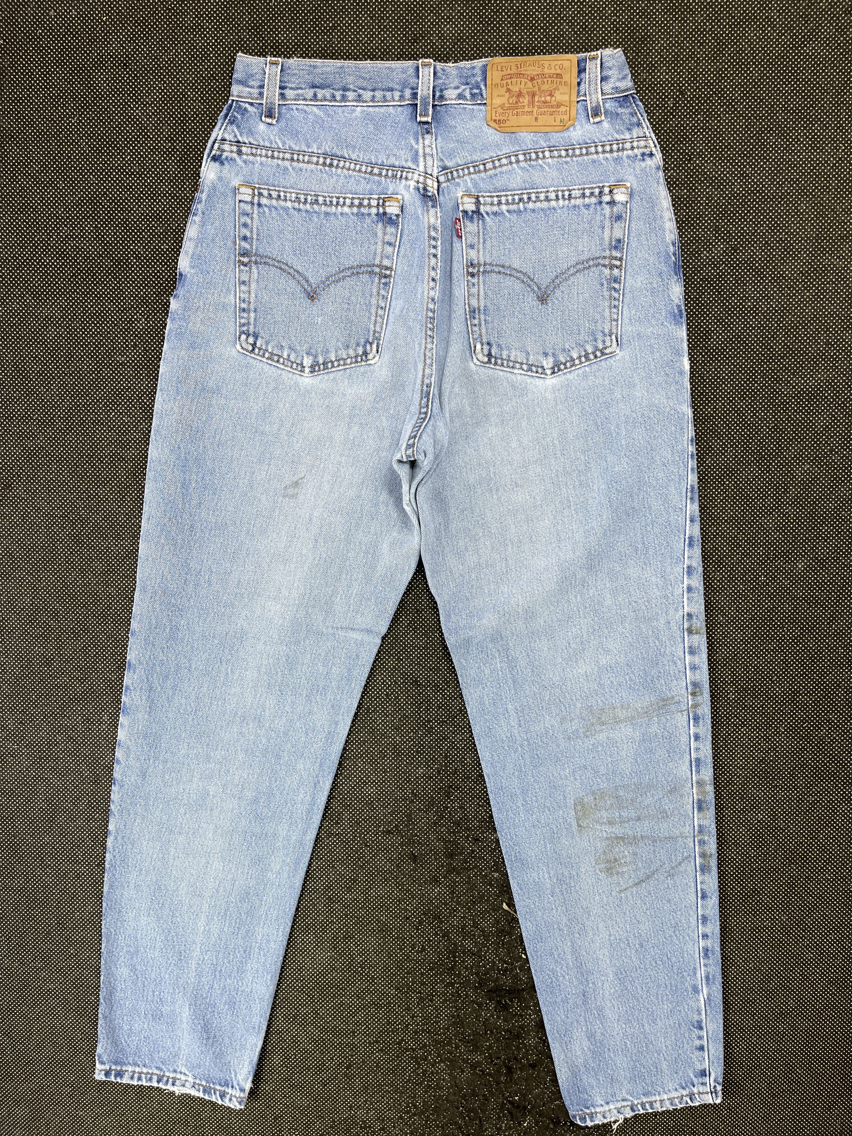 Levi's × Vintage Vintage Levi’s 550 Light Wash Jeans Tapered Denim - J566 Size 29" - 2 Thumbnail