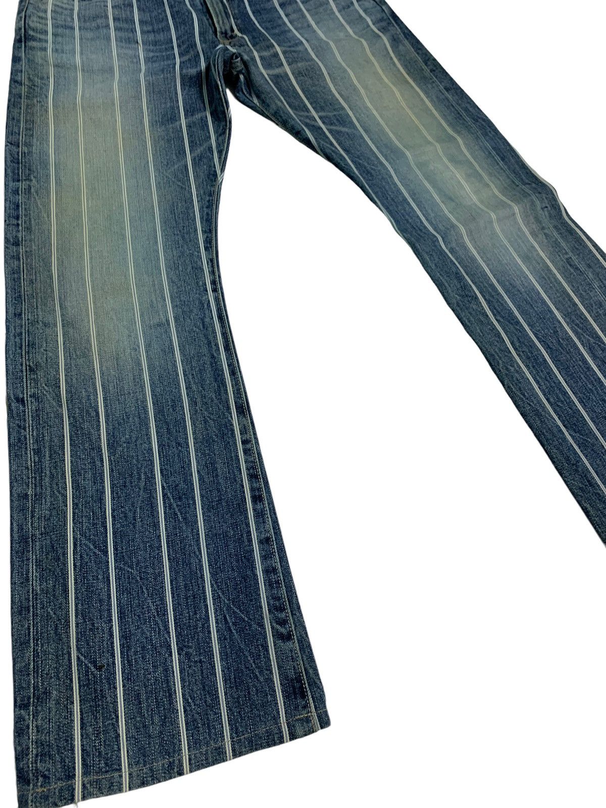 Edwin Dope🔥Vintage Edwin Stripes Selvedge Denim Size US 30 / EU 46 - 6 Thumbnail