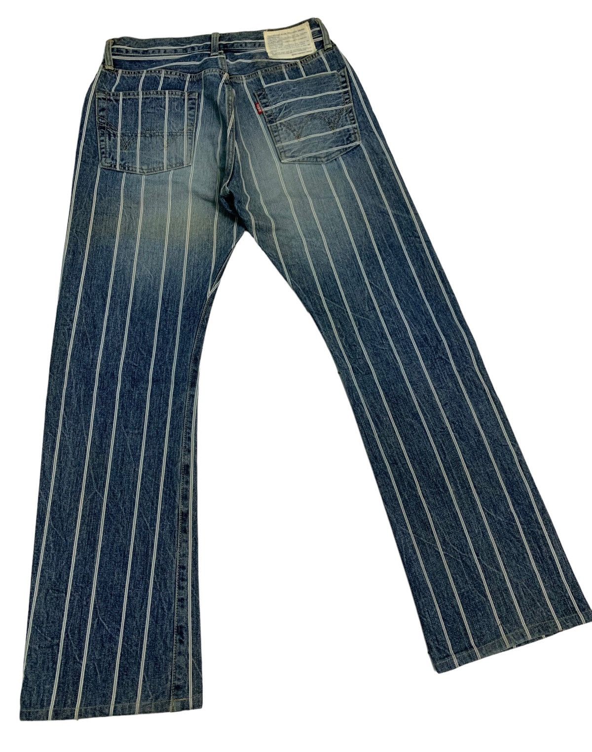 Edwin Dope🔥Vintage Edwin Stripes Selvedge Denim Size US 30 / EU 46 - 5 Thumbnail