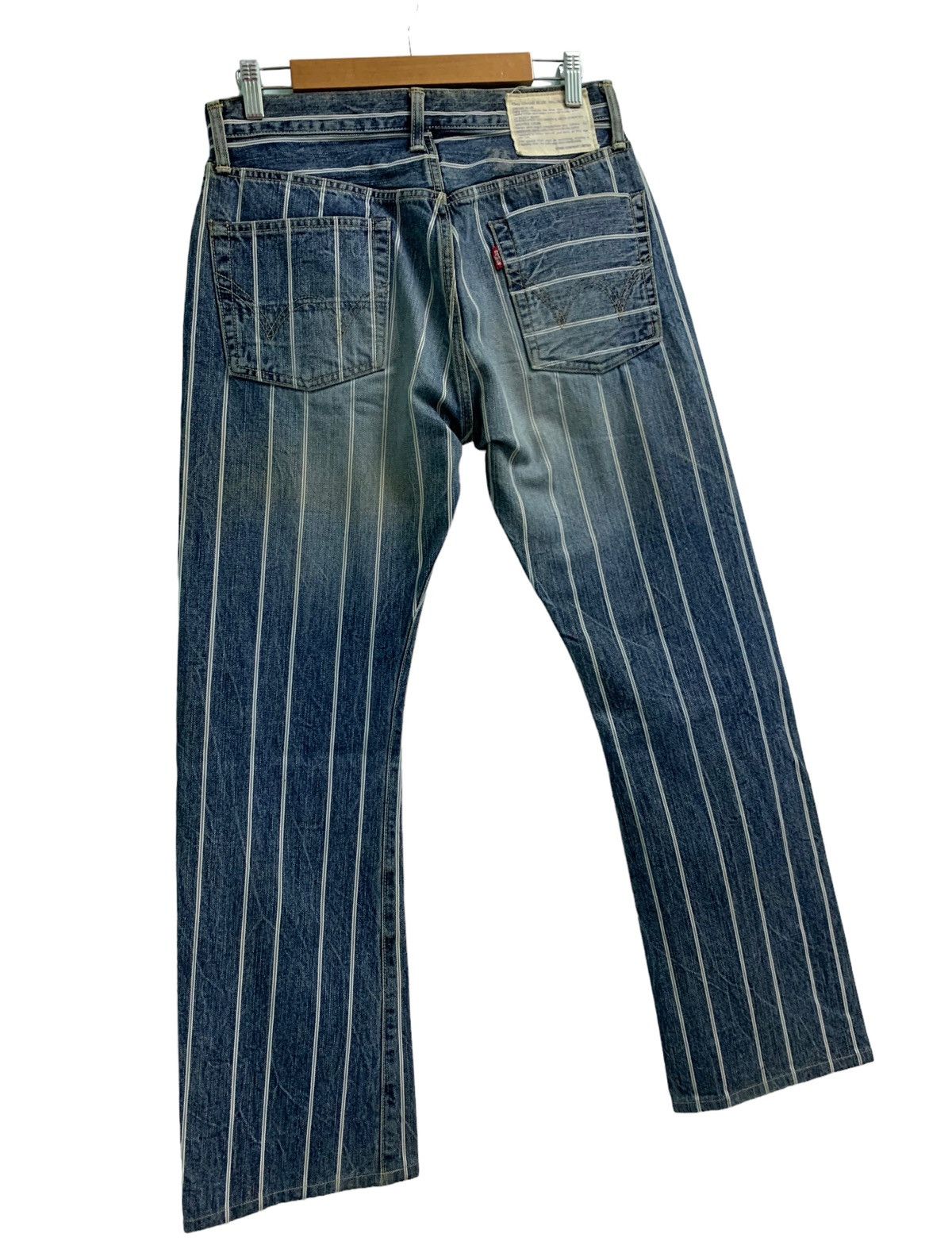 Edwin Dope🔥Vintage Edwin Stripes Selvedge Denim Size US 30 / EU 46 - 1 Thumbnail