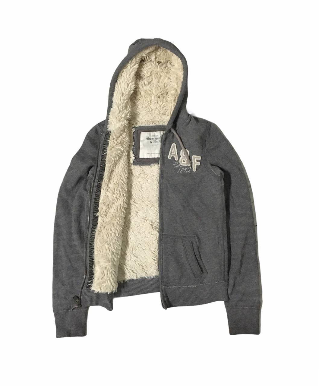 Abercrombie & Fitch 🔥Abercrombie & Fitch Hoodies Jacket Fleece Sherpa Inside Size US S / EU 44-46 / 1 - 3 Thumbnail