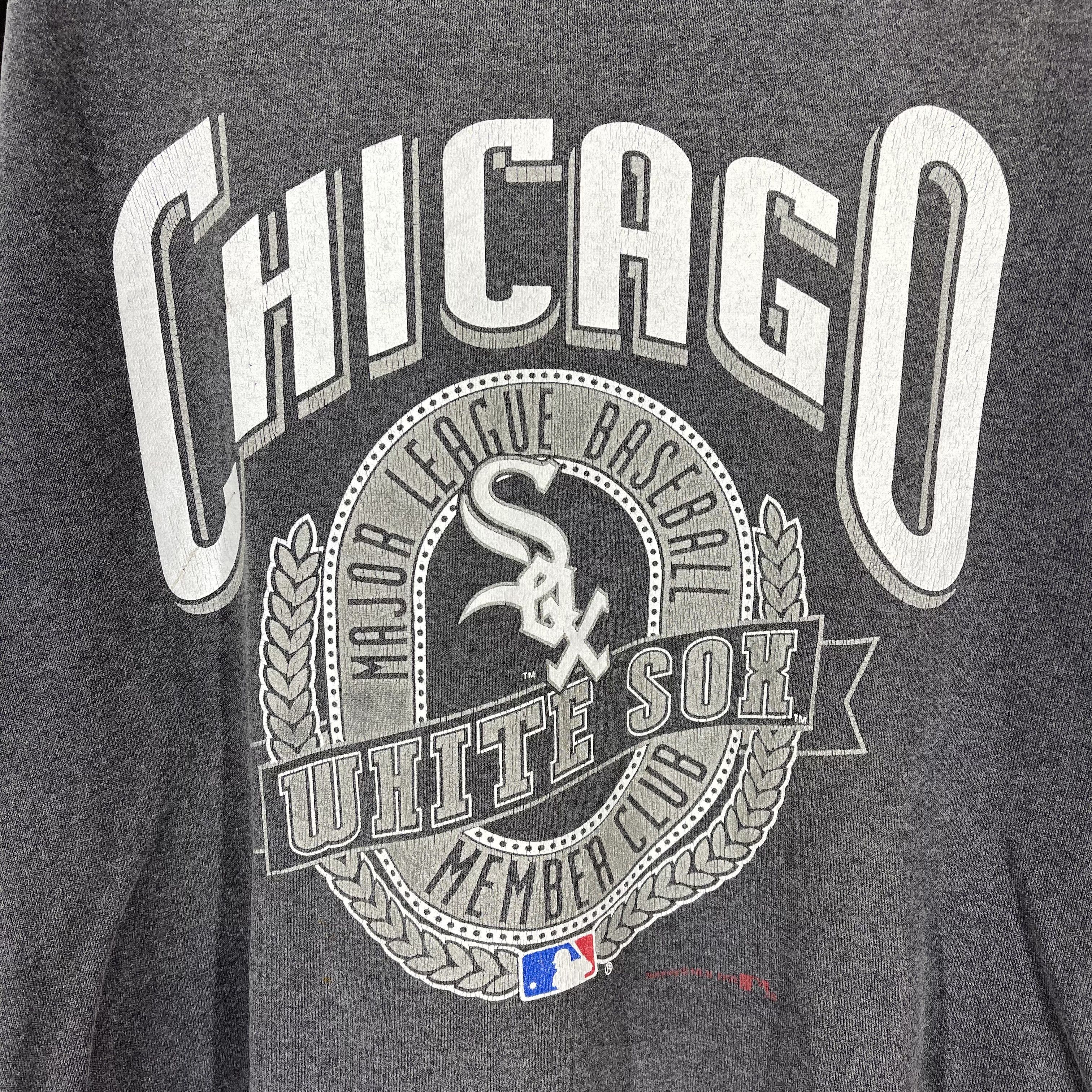 MLB 1992 Vintage CHICAGO WHITE SOX Crew Neck Sweatshirt #1241/AQ Size US L / EU 52-54 / 3 - 3 Thumbnail