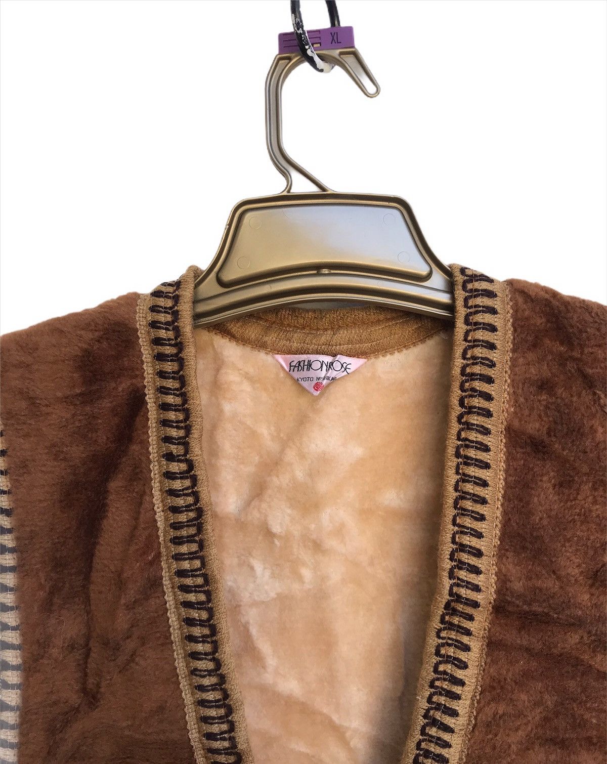 Japanese Brand 🔥Fashion Rose Kyoto Nishikawa Wool Fleece Vests Size US L / EU 52-54 / 3 - 3 Thumbnail