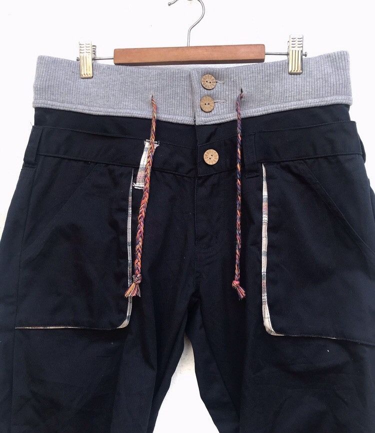 Japanese Brand × Vintage 🔥Culture Mix Styles Casual Cropped Track Pants Size US 32 / EU 48 - 3 Thumbnail
