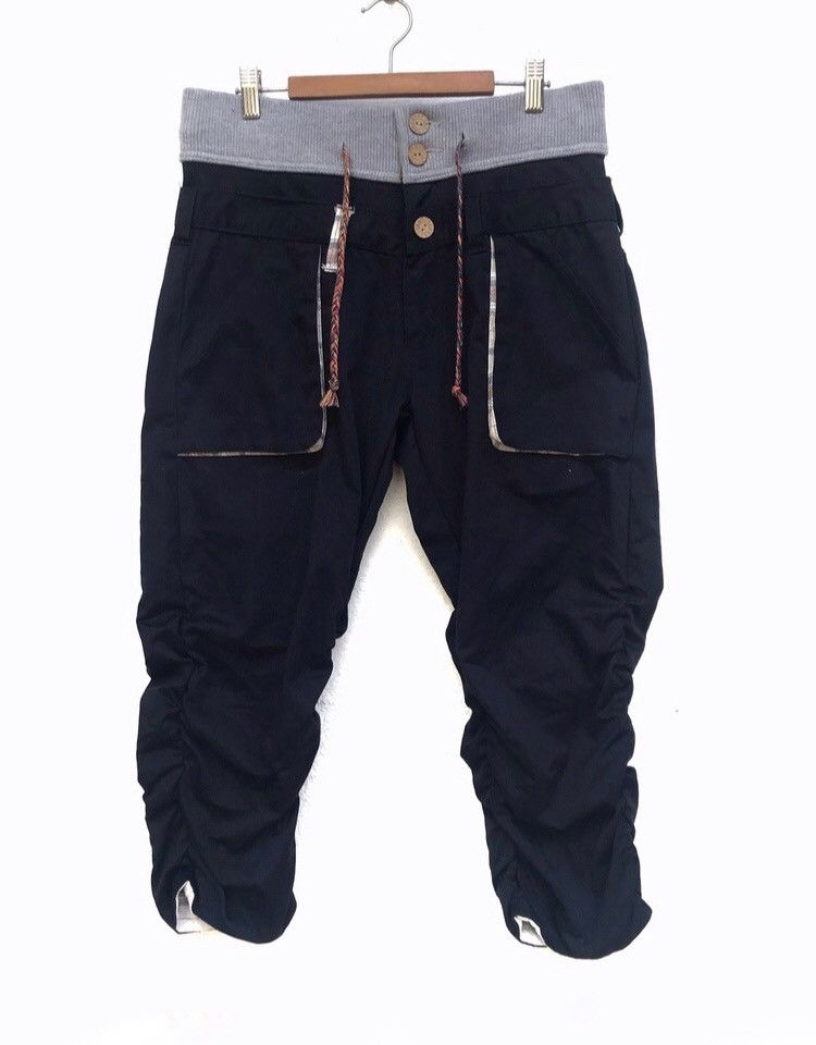 Japanese Brand × Vintage 🔥Culture Mix Styles Casual Cropped Track Pants Size US 32 / EU 48 - 1 Thumbnail