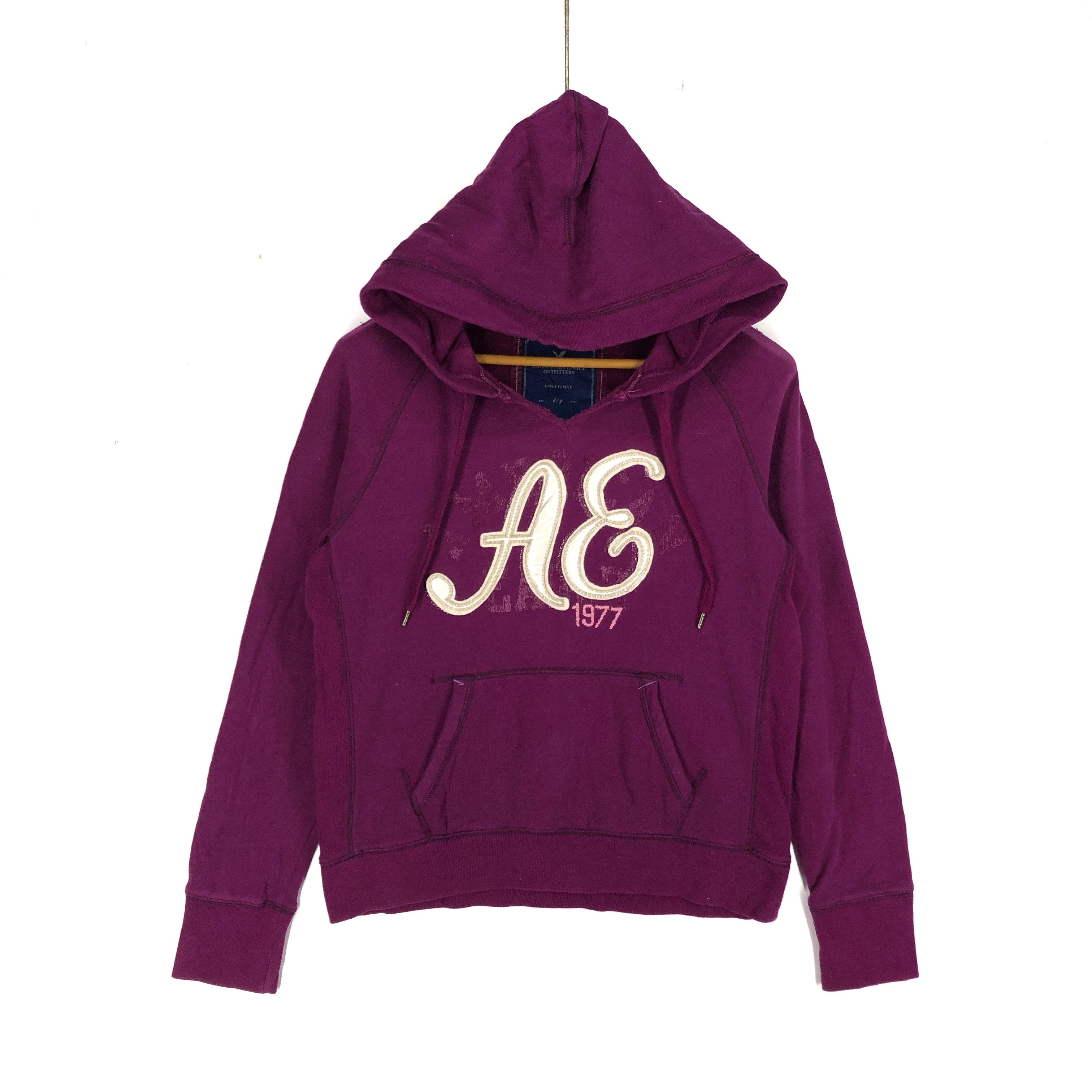 American Eagle Outfitters AMERICAN EAGLE Women Hoodie Pullover #2587-92 Size L / US 10 / IT 46 - 1 Thumbnail