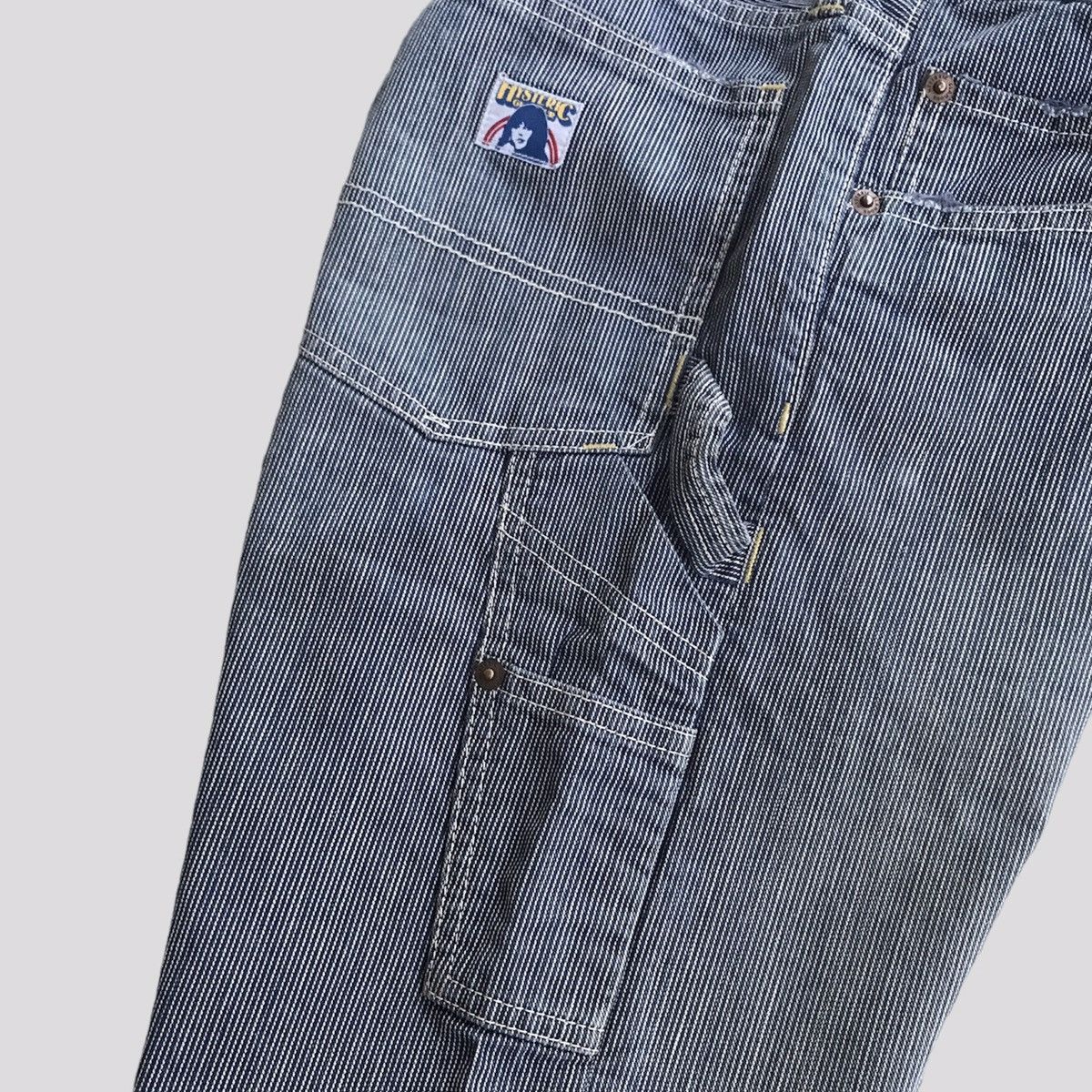 Hysteric Glamour × If Six Was Nine × Japanese Brand Hysteric Glamour Hickory Stripes Carpenter Short Pants Size US 32 / EU 48 - 3 Thumbnail