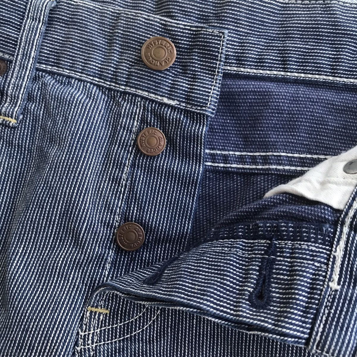 Hysteric Glamour × If Six Was Nine × Japanese Brand Hysteric Glamour Hickory Stripes Carpenter Short Pants Size US 32 / EU 48 - 7 Thumbnail