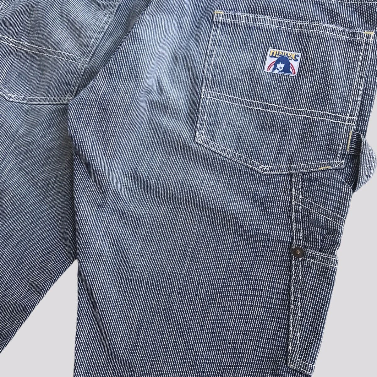 Hysteric Glamour × If Six Was Nine × Japanese Brand Hysteric Glamour Hickory Stripes Carpenter Short Pants Size US 32 / EU 48 - 6 Thumbnail