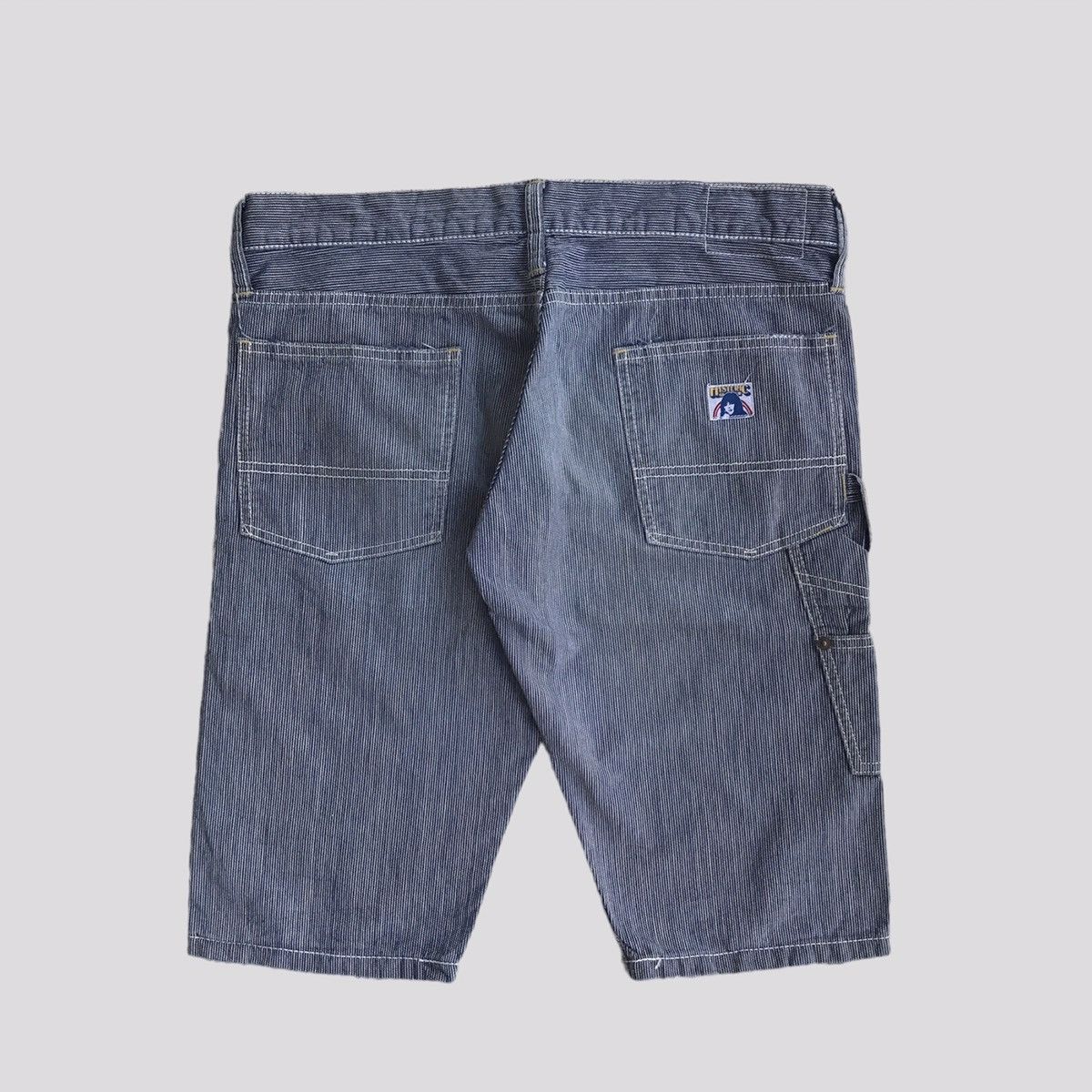 Hysteric Glamour × If Six Was Nine × Japanese Brand Hysteric Glamour Hickory Stripes Carpenter Short Pants Size US 32 / EU 48 - 1 Thumbnail