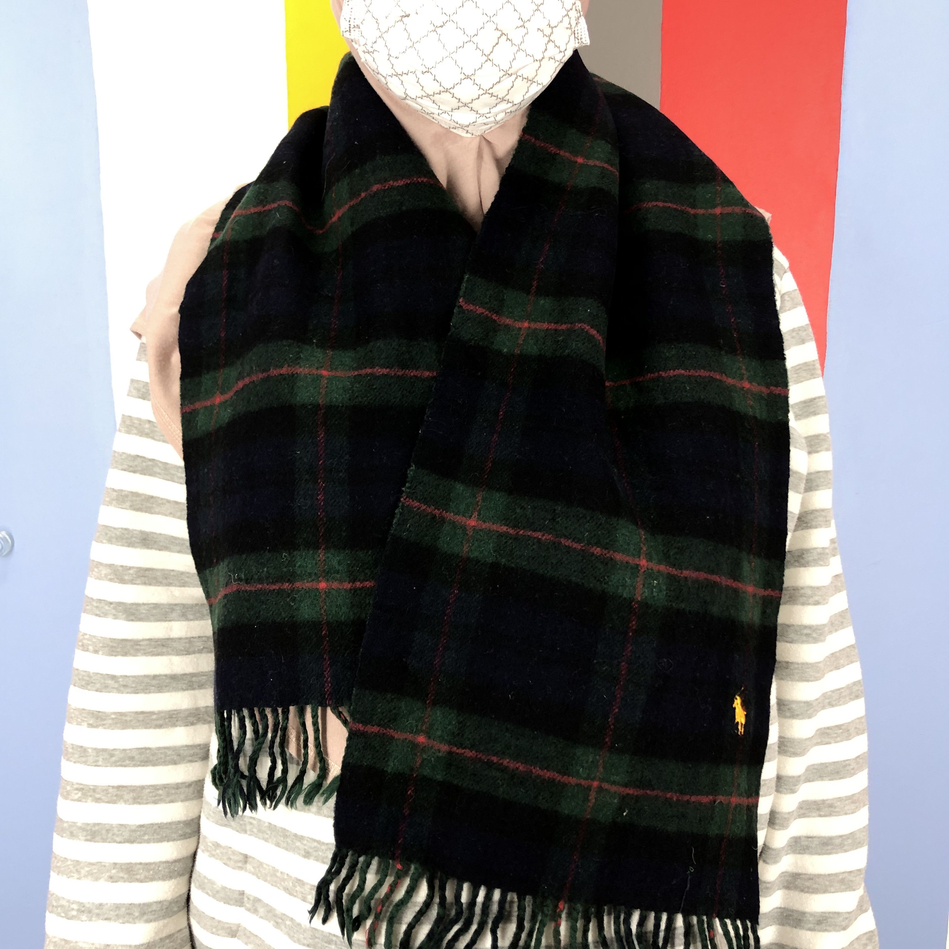 Polo Ralph Lauren POLO RALPH LAUREN Muffler Scarf #0856/AG Size ONE SIZE - 2 Thumbnail