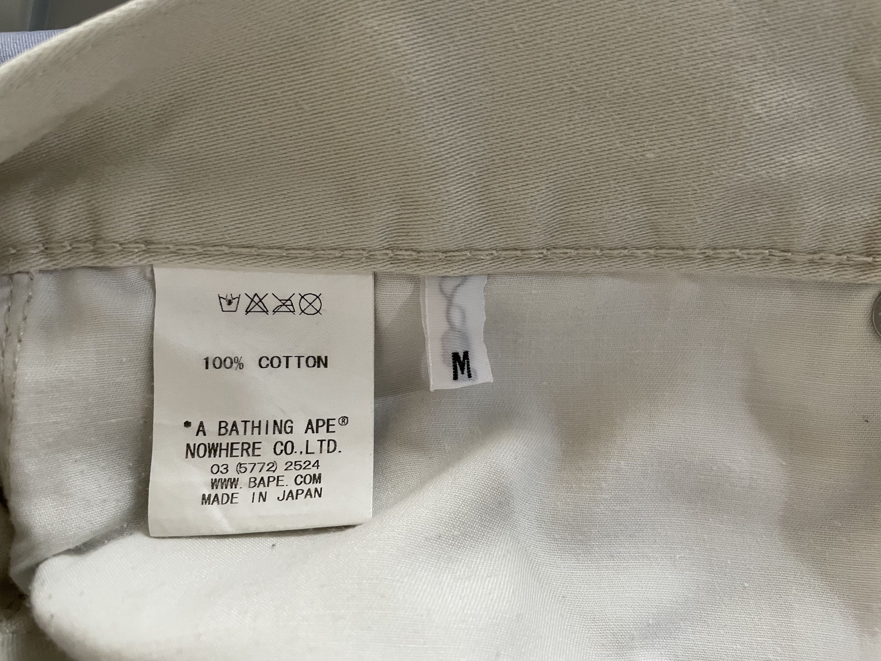 Bape OG Bape-sta Chino Pants Size US 34 / EU 50 - 10 Thumbnail