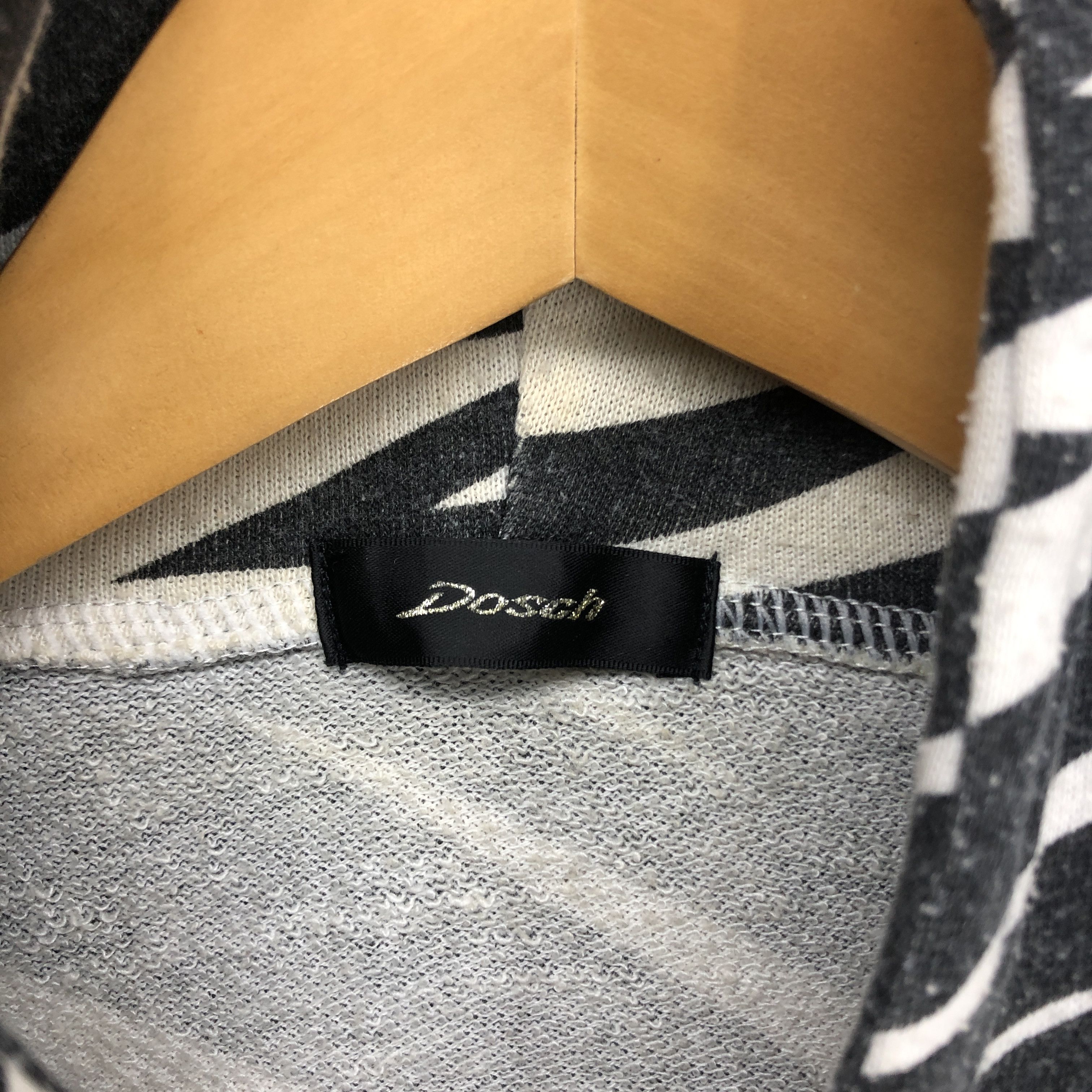 Japanese Brand DOSCH Colourful Thunder Zipper Hoodie #1591-59 Size US S / EU 44-46 / 1 - 4 Thumbnail