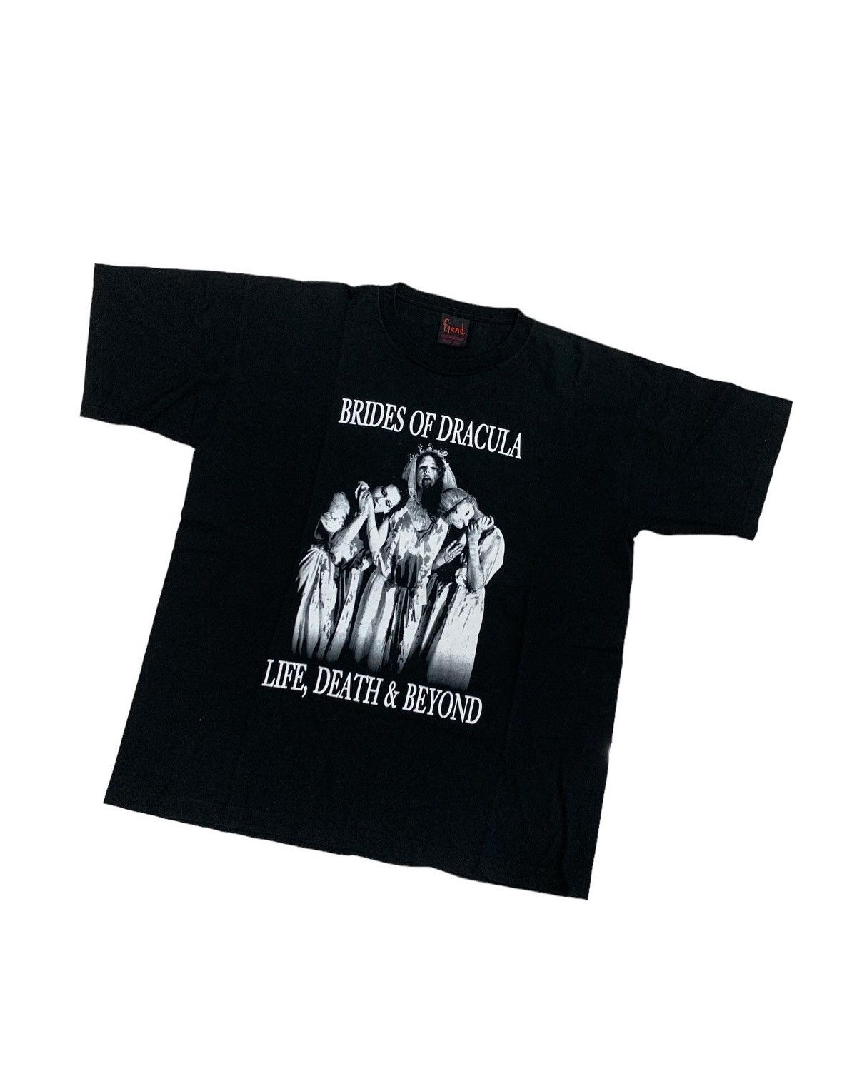 Band Tees VINTAGE 1990s BRIDES OF DRACULA SHIRT Size US XL / EU 56 / 4 - 1 Thumbnail