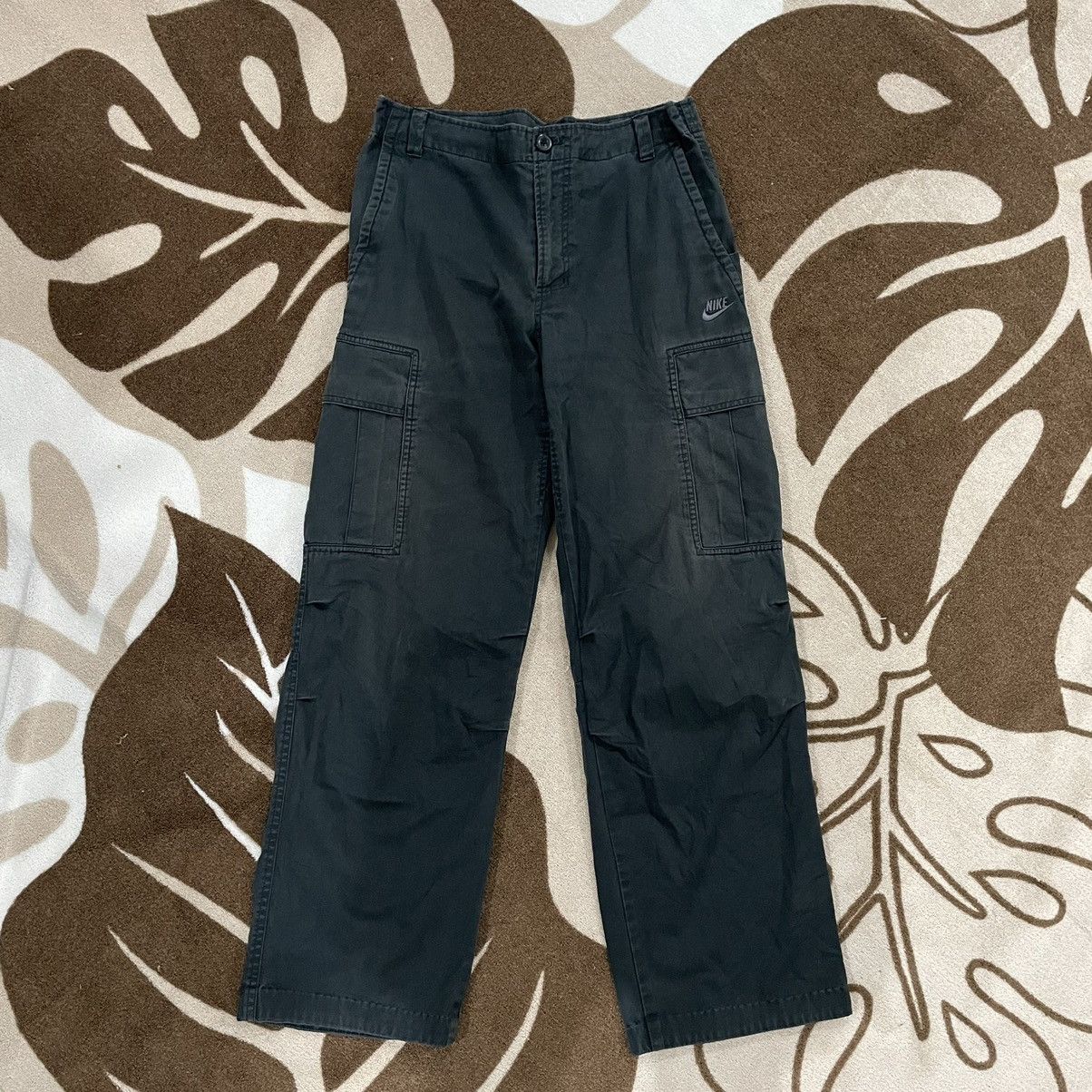 Nike Nike Y2K Cargo pants black Size US 33 - 1 Thumbnail
