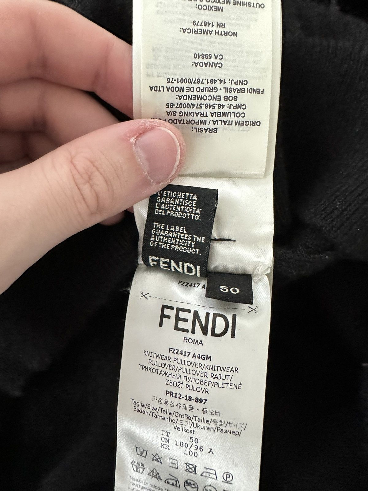 Fendi Fendi Sweater Size US M / EU 48-50 / 2 - 10 Thumbnail