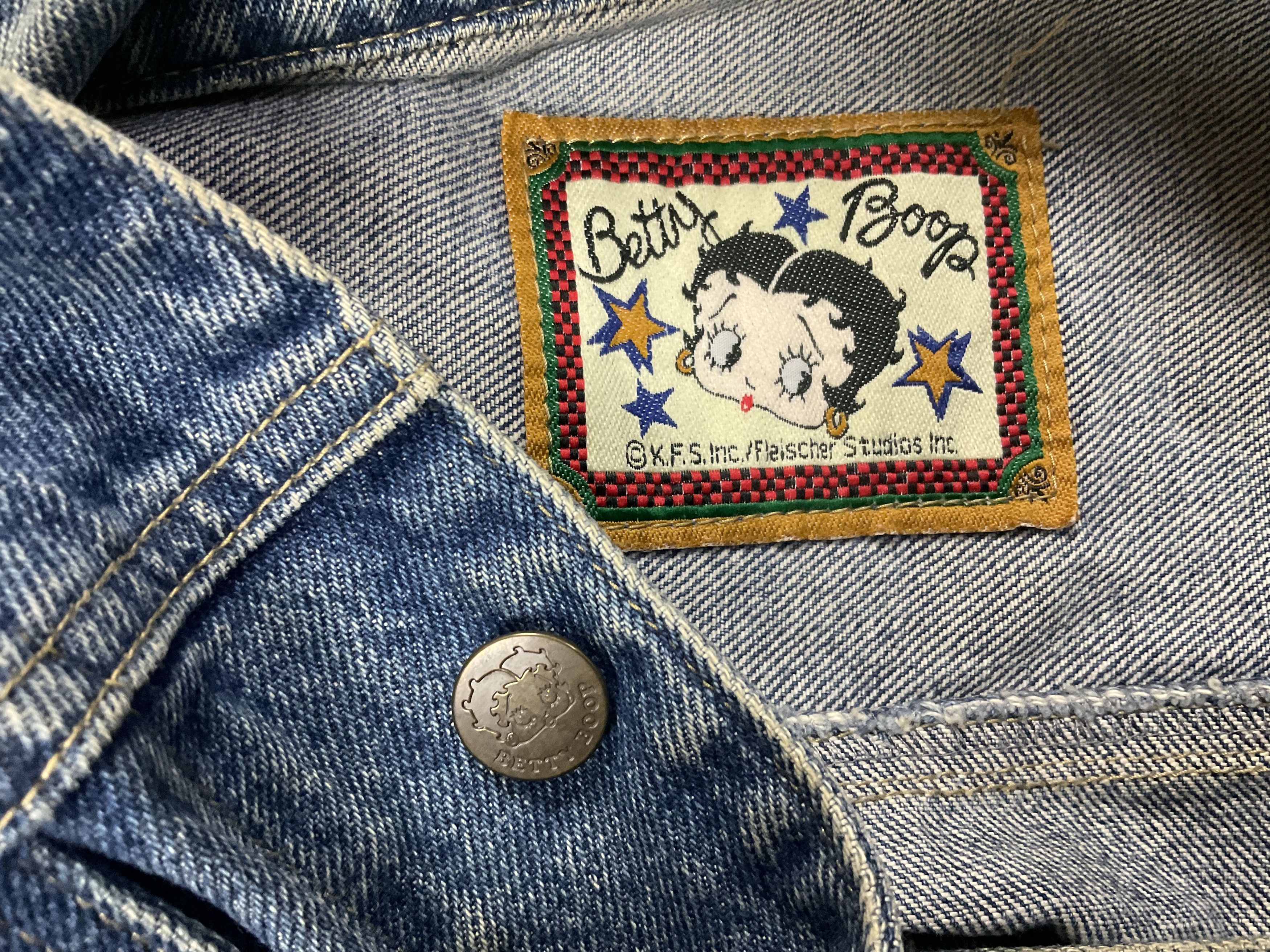 Cartoon Network Vintage Betty Boop Denim Jeans Buttoned Jacket Sz M Size US M / EU 48-50 / 2 - 9 Thumbnail
