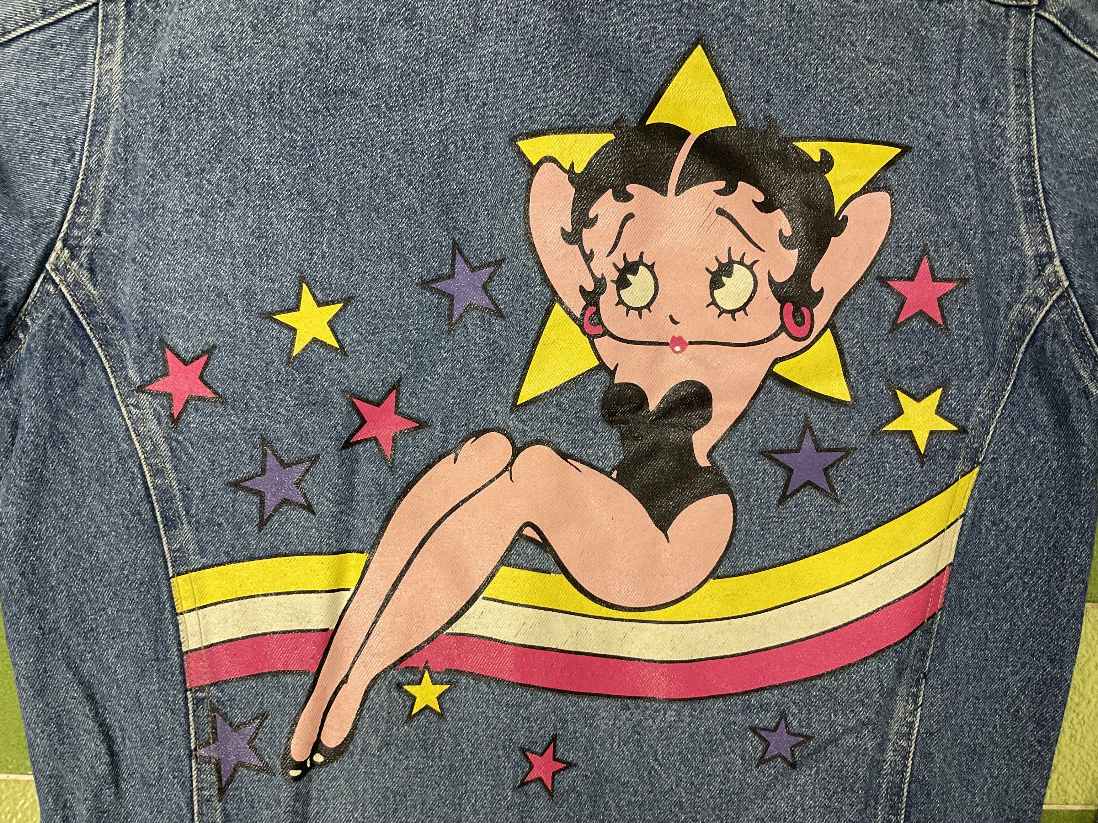 Cartoon Network Vintage Betty Boop Denim Jeans Buttoned Jacket Sz M Size US M / EU 48-50 / 2 - 7 Thumbnail