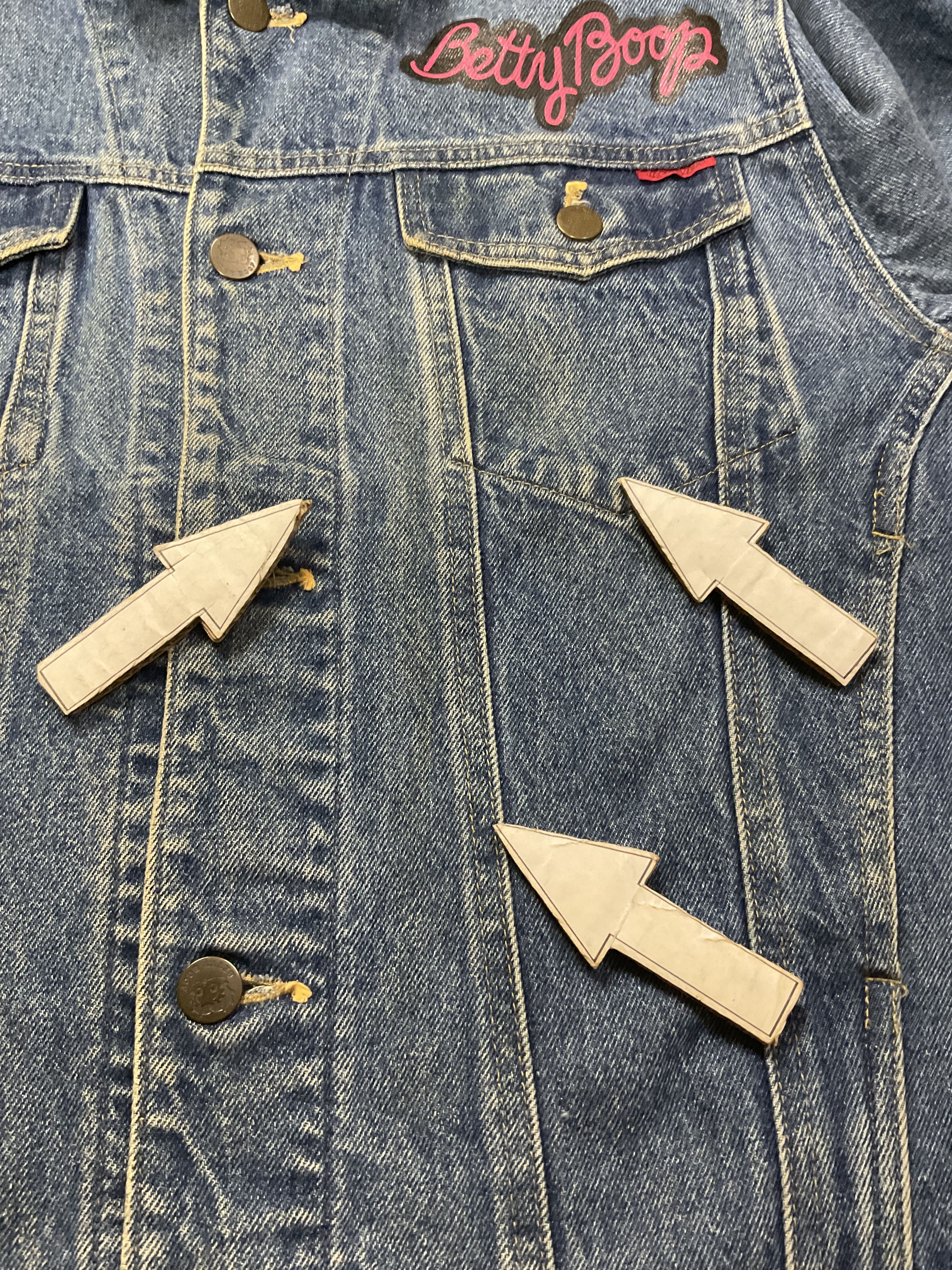 Cartoon Network Vintage Betty Boop Denim Jeans Buttoned Jacket Sz M Size US M / EU 48-50 / 2 - 12 Thumbnail