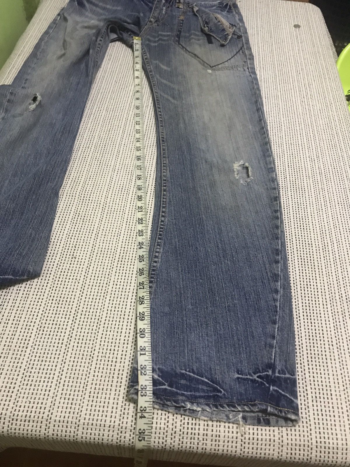 Japanese Brand TOUGH JEANSMITH Size US 34 / EU 50 - 21 Thumbnail