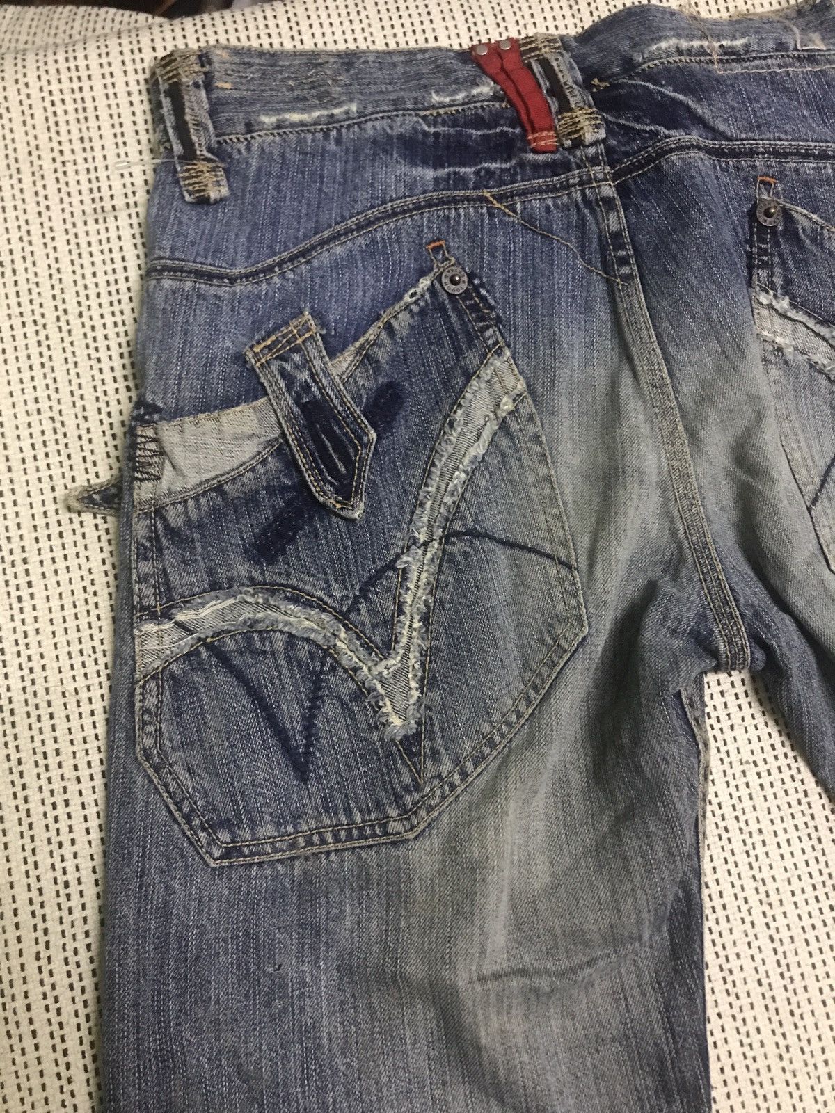 Japanese Brand TOUGH JEANSMITH Size US 34 / EU 50 - 9 Thumbnail