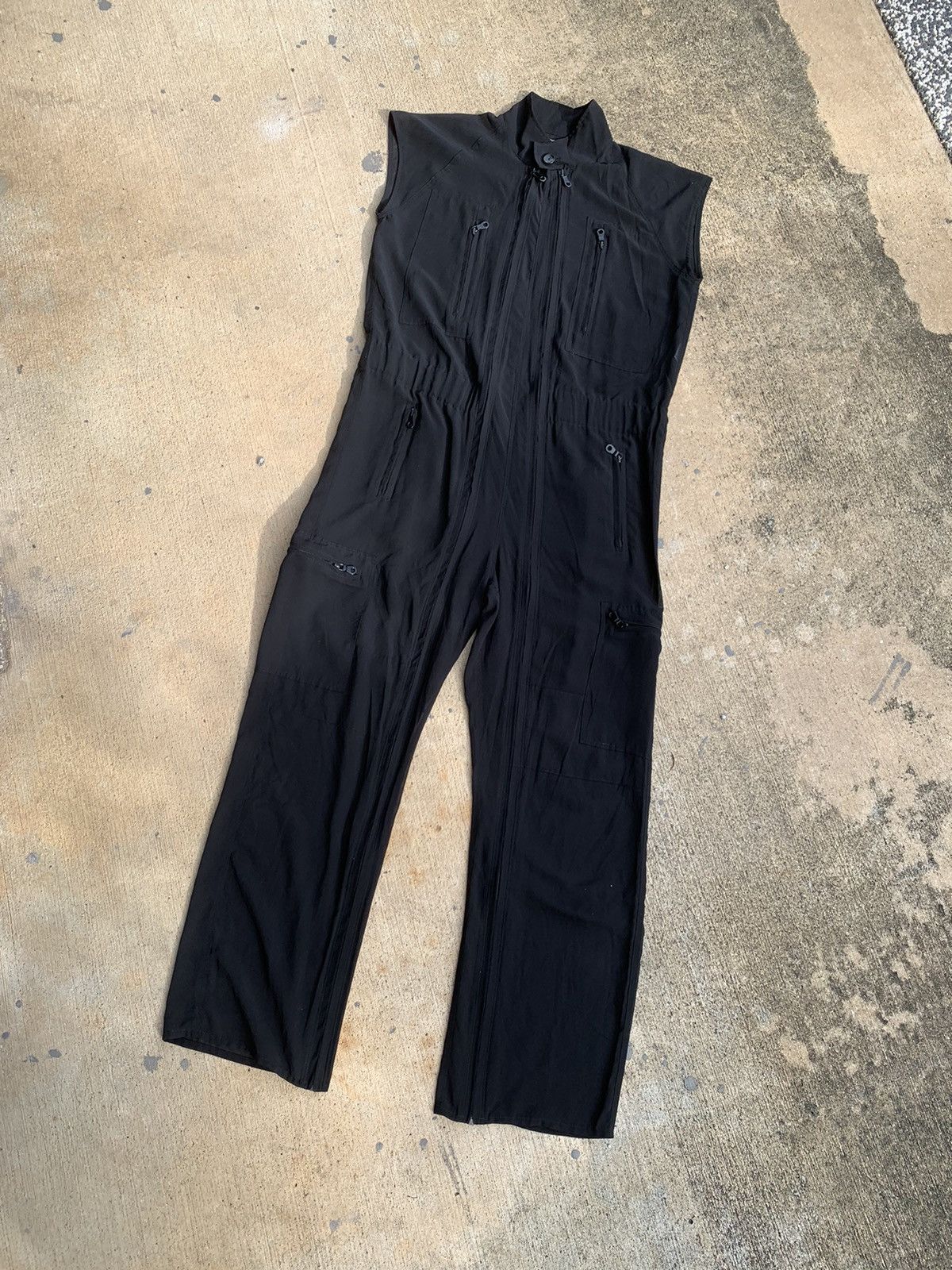 G.V.G.V. × Japanese Brand G.V.G.V SUPER RARE MESH NET SEE THROUGH MULTIZIPPER OVERALL Size US 38 / EU 54 - 1 Thumbnail