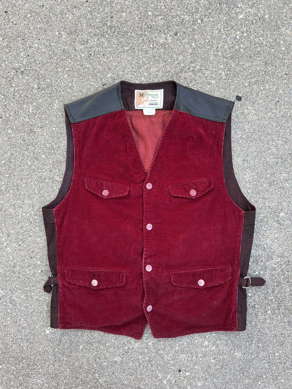 Vintage 80s Kenkodo Mountain Wear Hybrid Vest