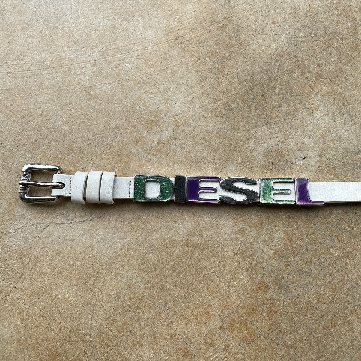 Diesel Vintage Diesel Leather Rare Belt Size ONE SIZE - 3 Thumbnail