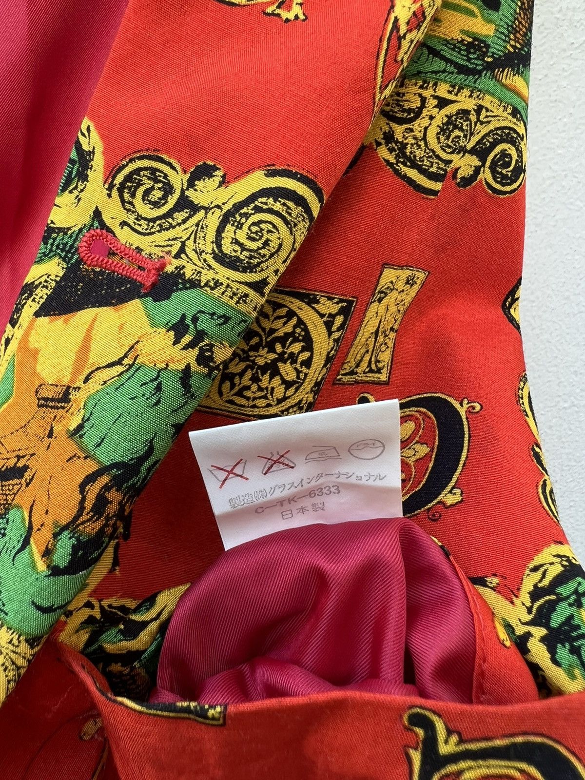 Japanese Brand Vintage 90s Jun Saito Grass Men Baroque Vest Size US M / EU 48-50 / 2 - 14 Thumbnail