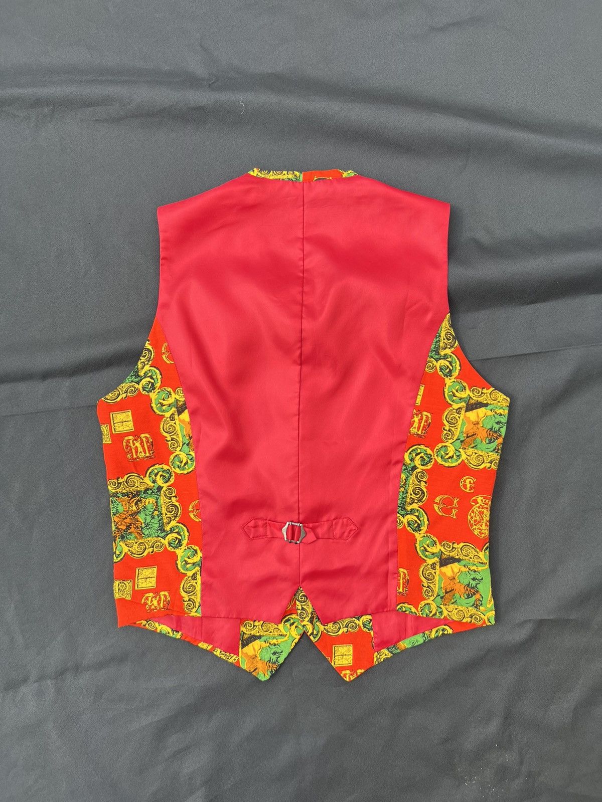 Japanese Brand Vintage 90s Jun Saito Grass Men Baroque Vest Size US M / EU 48-50 / 2 - 2 Thumbnail