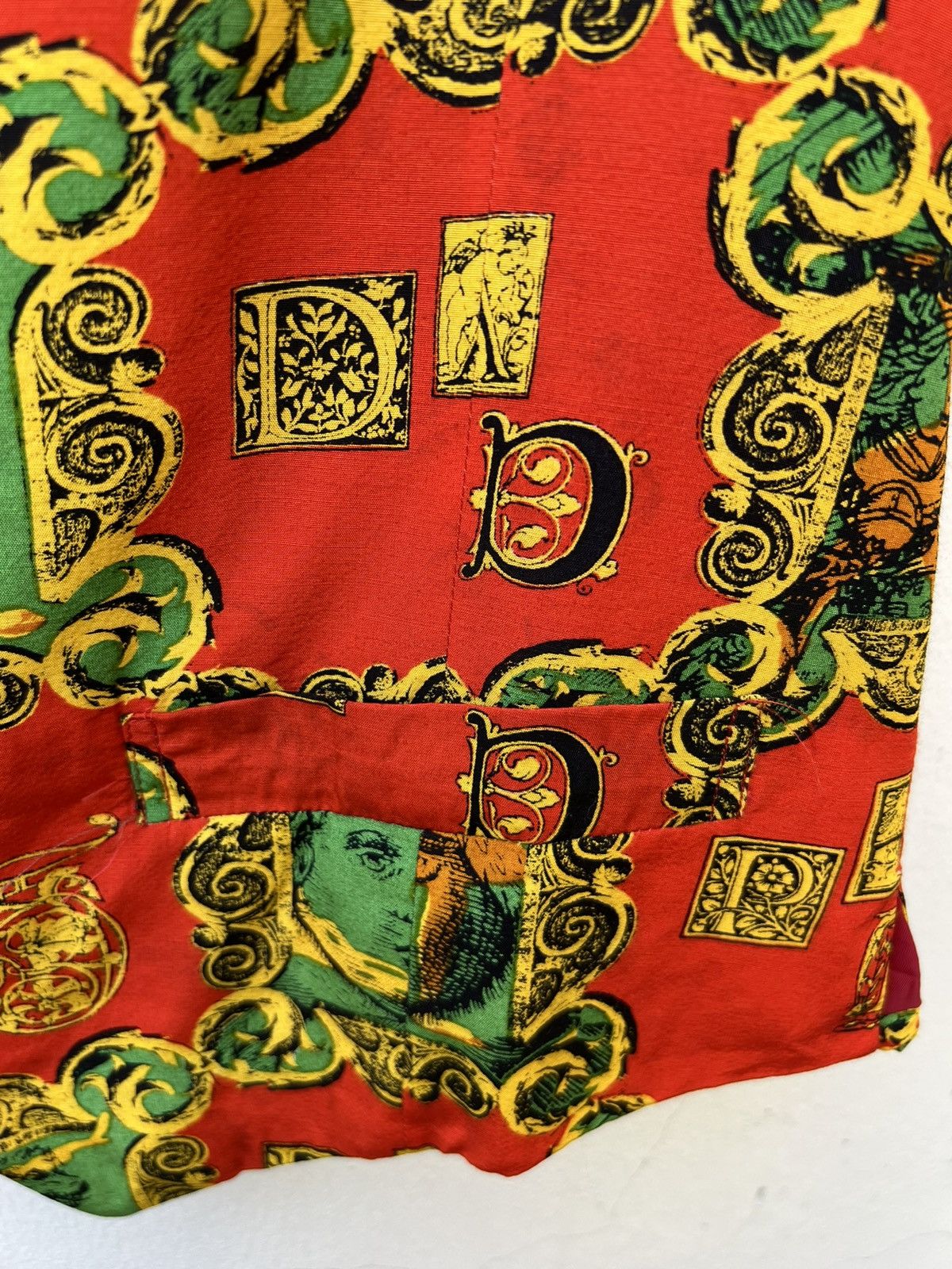 Japanese Brand Vintage 90s Jun Saito Grass Men Baroque Vest Size US M / EU 48-50 / 2 - 6 Thumbnail