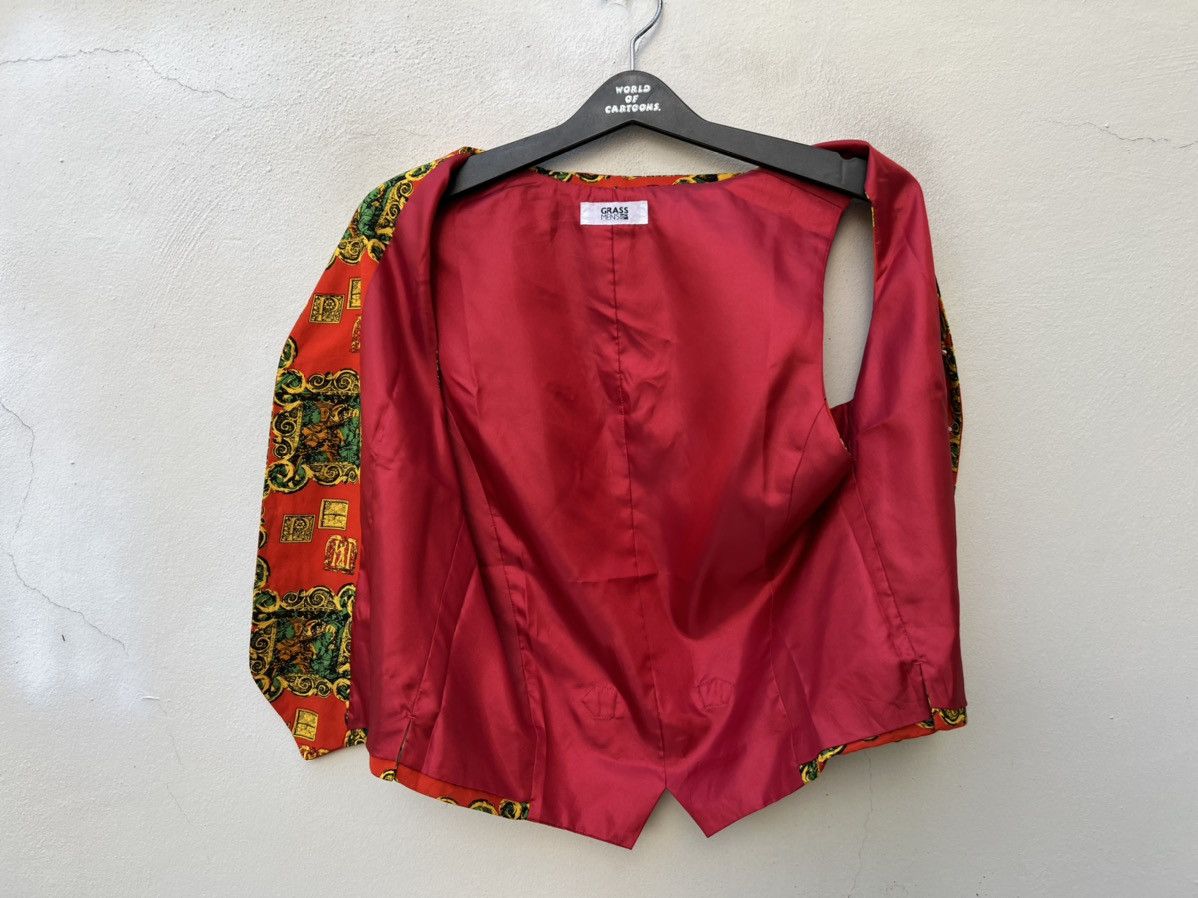 Japanese Brand Vintage 90s Jun Saito Grass Men Baroque Vest Size US M / EU 48-50 / 2 - 13 Thumbnail