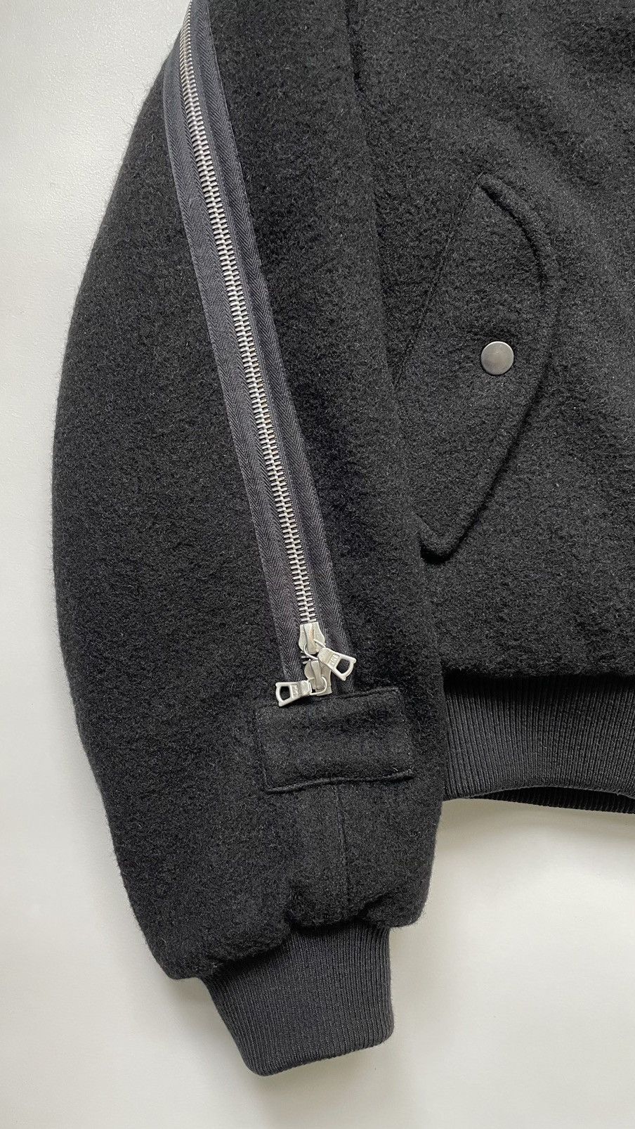 Dries Van Noten A/W 14 Wool Back Zip Bomber Jacket Size US S / EU 44-46 / 1 - 5 Thumbnail