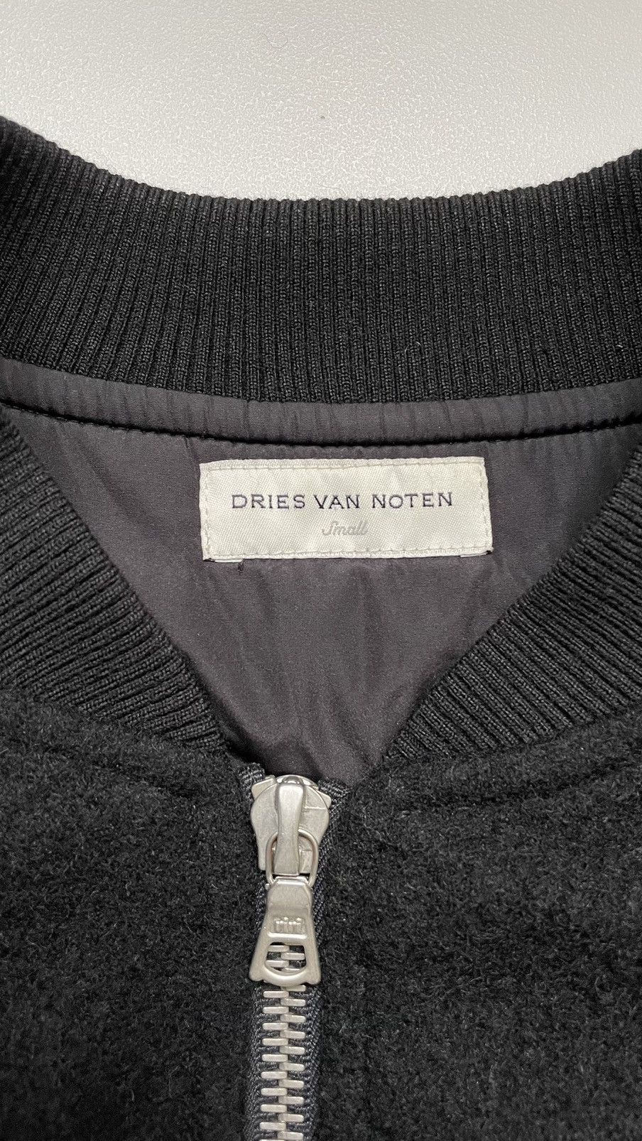 Dries Van Noten A/W 14 Wool Back Zip Bomber Jacket Size US S / EU 44-46 / 1 - 3 Thumbnail