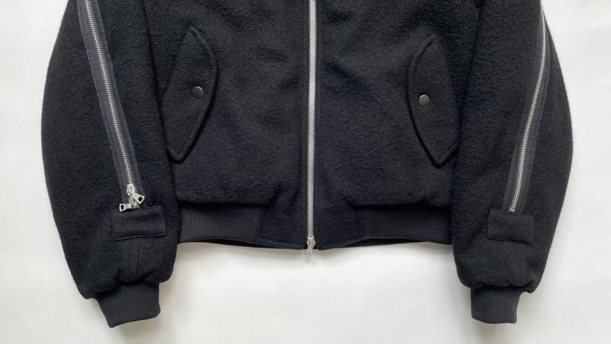 Dries Van Noten A/W 14 Wool Back Zip Bomber Jacket Size US S / EU 44-46 / 1 - 6 Thumbnail